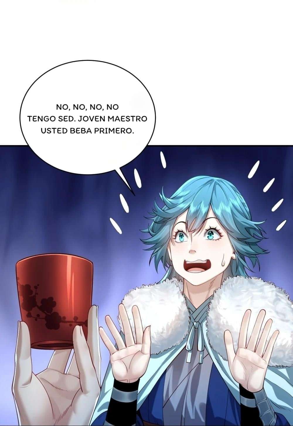 ¡Solo fue una lectura del destino! ¿Cómo es posible que el Emperador Demonio de las Nueve Colas se convierta en mi esposa?! — Capítulo 39 — 36