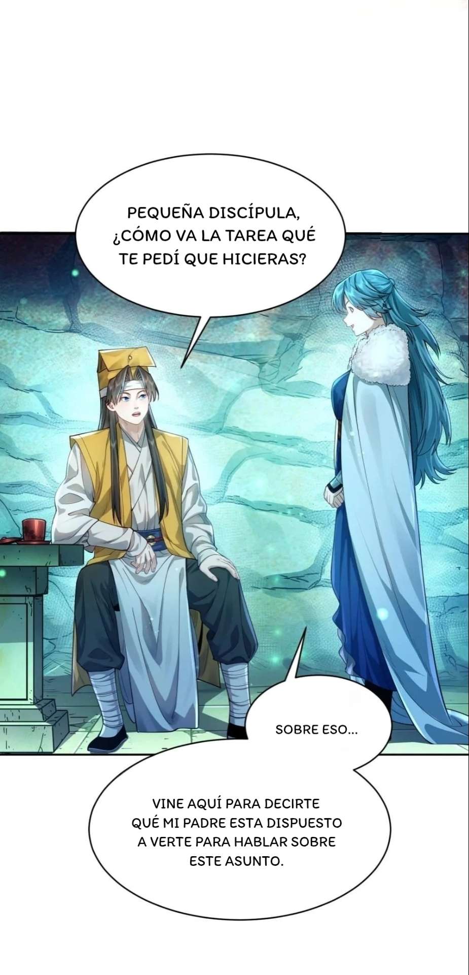 ¡Solo fue una lectura del destino! ¿Cómo es posible que el Emperador Demonio de las Nueve Colas se convierta en mi esposa?! — Capítulo 39 — 42