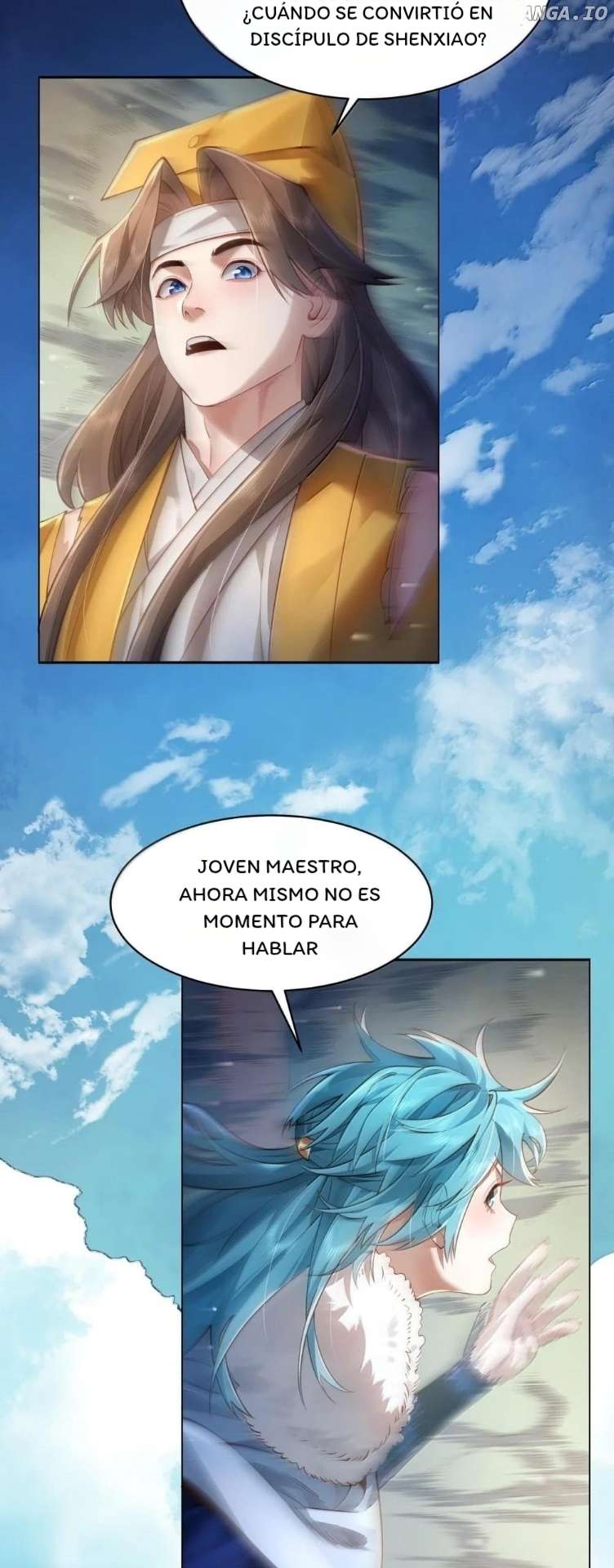 ¡Solo fue una lectura del destino! ¿Cómo es posible que el Emperador Demonio de las Nueve Colas se convierta en mi esposa?! — Capítulo 40 — 35