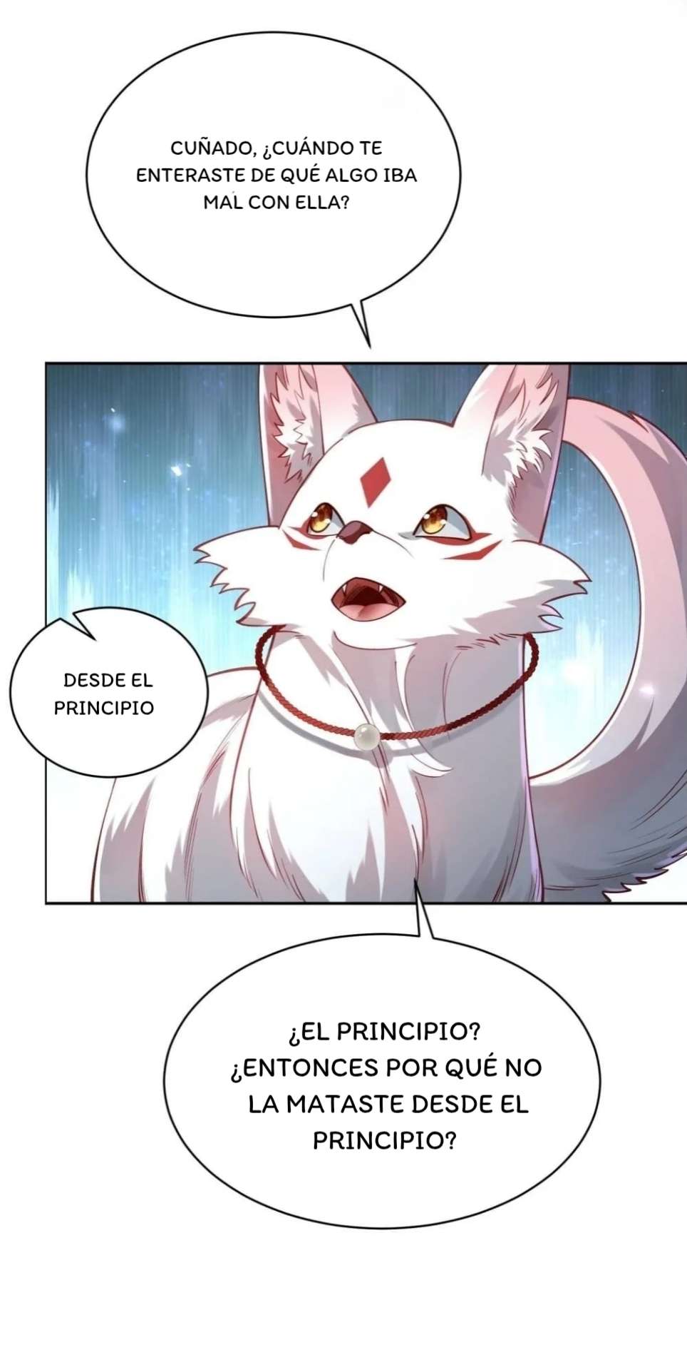 ¡Solo fue una lectura del destino! ¿Cómo es posible que el Emperador Demonio de las Nueve Colas se convierta en mi esposa?! — Capítulo 41 — 57