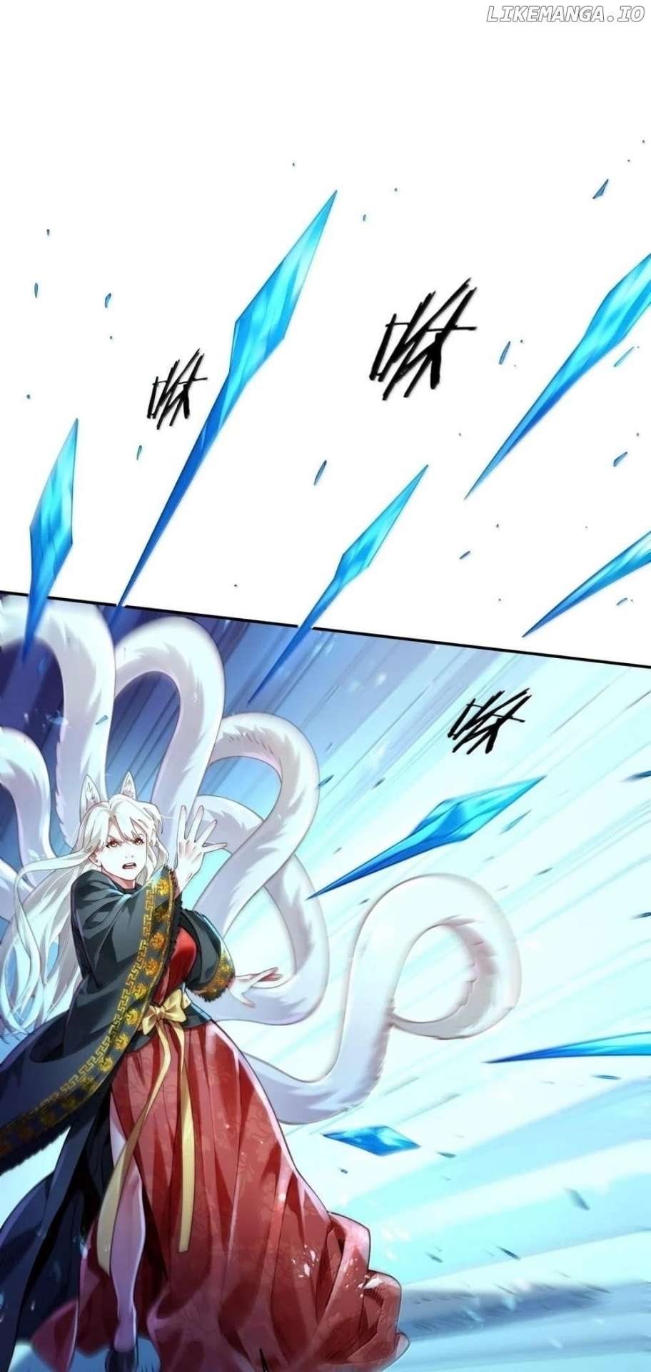 ¡Solo fue una lectura del destino! ¿Cómo es posible que el Emperador Demonio de las Nueve Colas se convierta en mi esposa?! — Capítulo 45 — 39