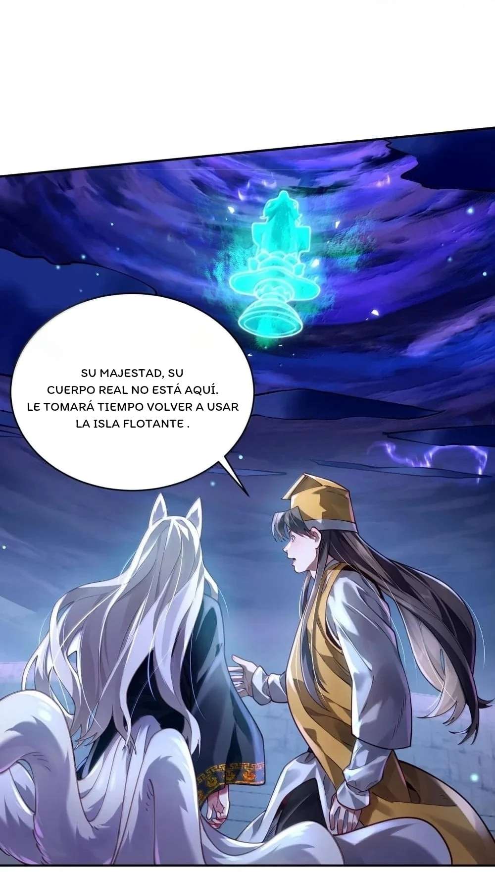 ¡Solo fue una lectura del destino! ¿Cómo es posible que el Emperador Demonio de las Nueve Colas se convierta en mi esposa?! — Capítulo 45 — 44
