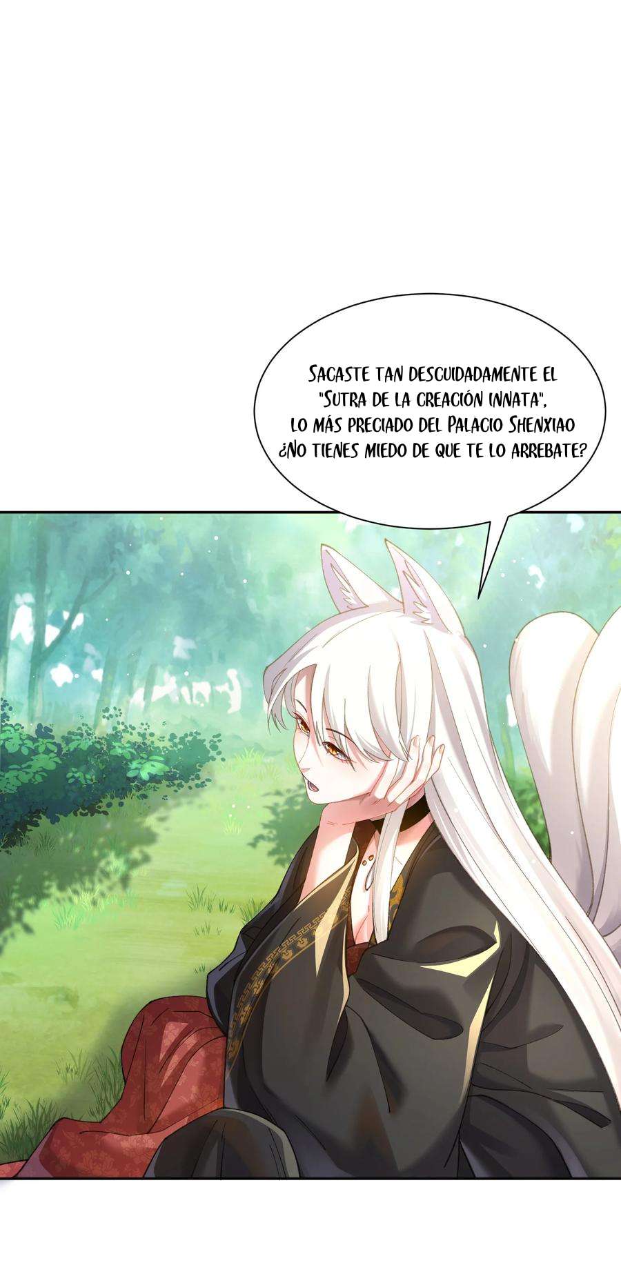 ¡Solo fue una lectura del destino! ¿Cómo es posible que el Emperador Demonio de las Nueve Colas se convierta en mi esposa?! — Capítulo 24 — 36