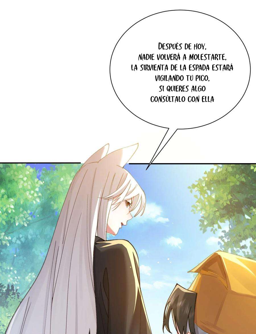 ¡Solo fue una lectura del destino! ¿Cómo es posible que el Emperador Demonio de las Nueve Colas se convierta en mi esposa?! — Capítulo 24 — 41