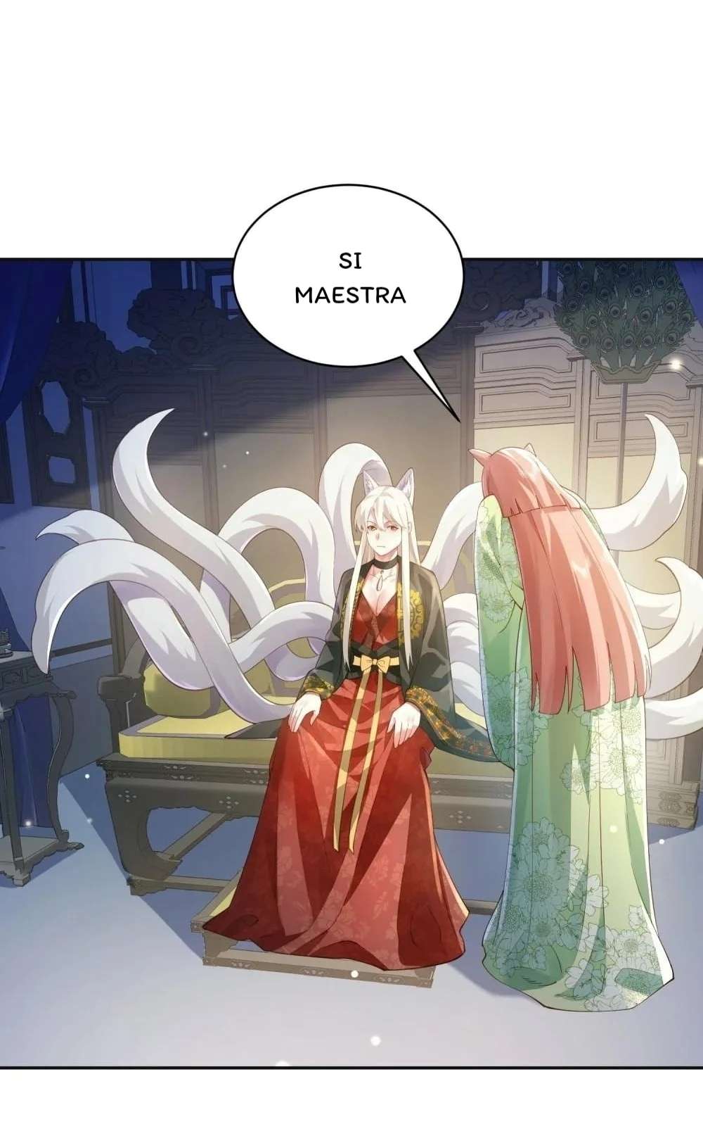 ¡Solo fue una lectura del destino! ¿Cómo es posible que el Emperador Demonio de las Nueve Colas se convierta en mi esposa?! — Capítulo 38 — 14
