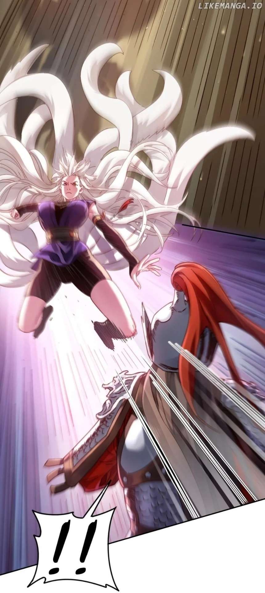 ¡Solo fue una lectura del destino! ¿Cómo es posible que el Emperador Demonio de las Nueve Colas se convierta en mi esposa?! — Capítulo 38 — 47