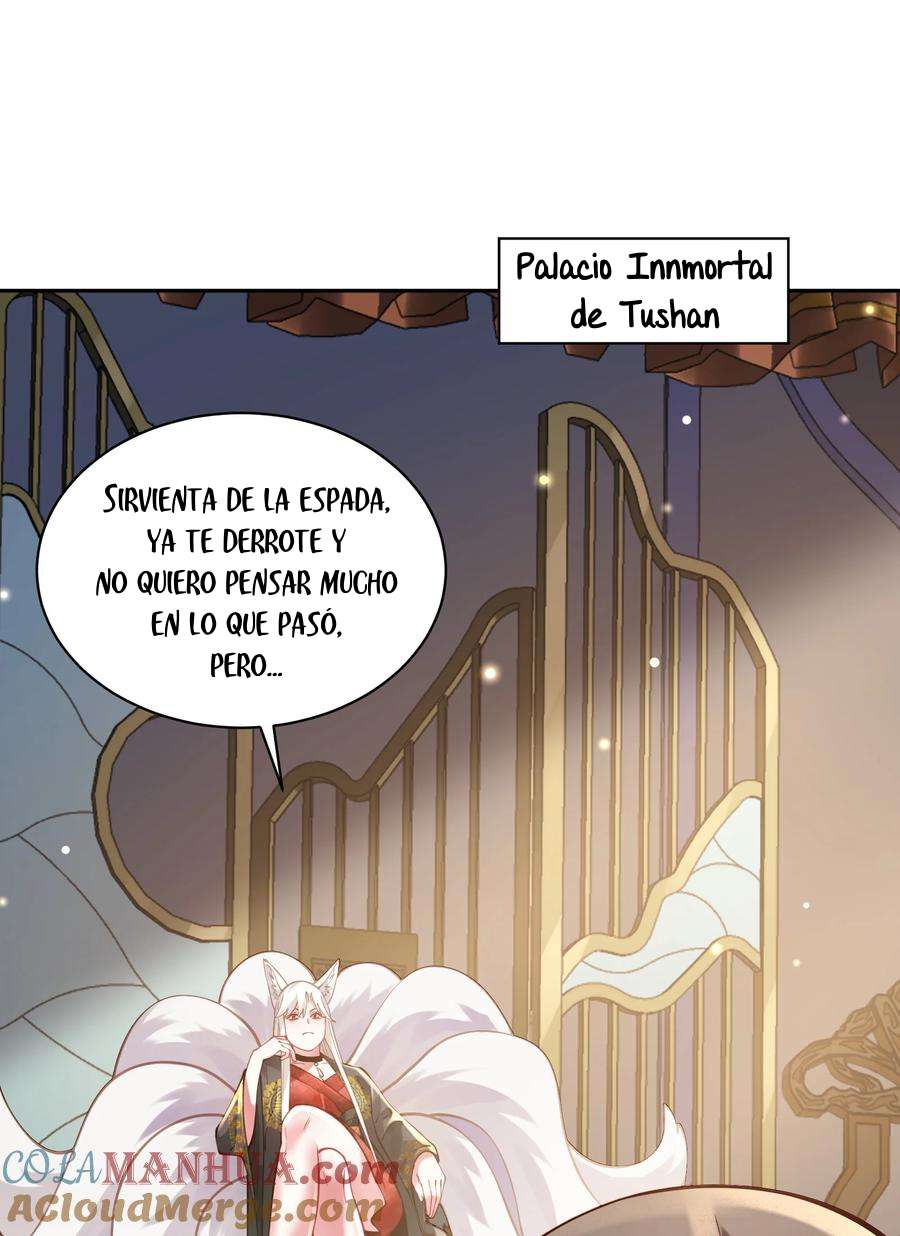 ¡Solo fue una lectura del destino! ¿Cómo es posible que el Emperador Demonio de las Nueve Colas se convierta en mi esposa?! — Capítulo 29 — 37