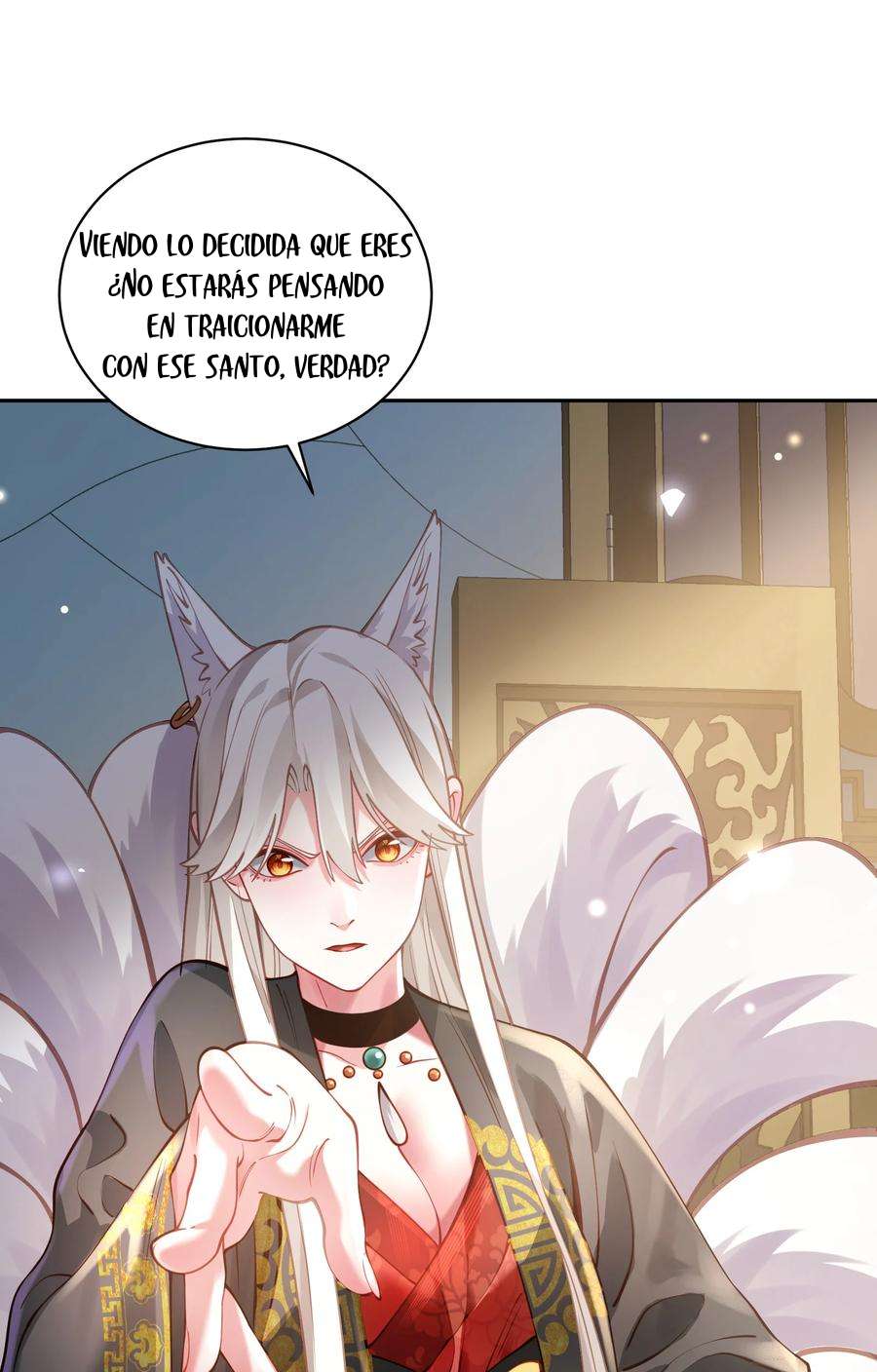 ¡Solo fue una lectura del destino! ¿Cómo es posible que el Emperador Demonio de las Nueve Colas se convierta en mi esposa?! — Capítulo 29 — 42