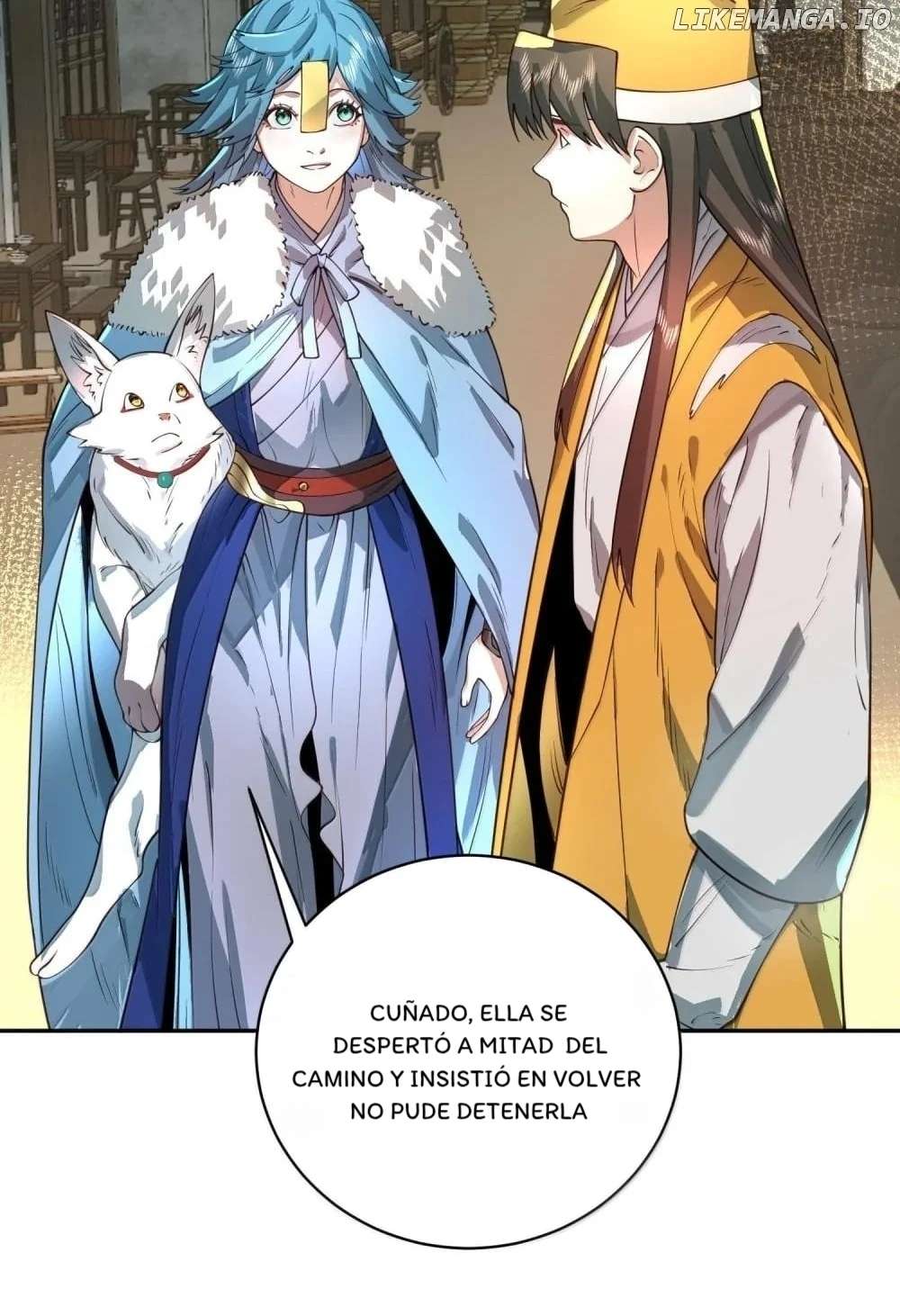 ¡Solo fue una lectura del destino! ¿Cómo es posible que el Emperador Demonio de las Nueve Colas se convierta en mi esposa?! — Capítulo 43 — 61