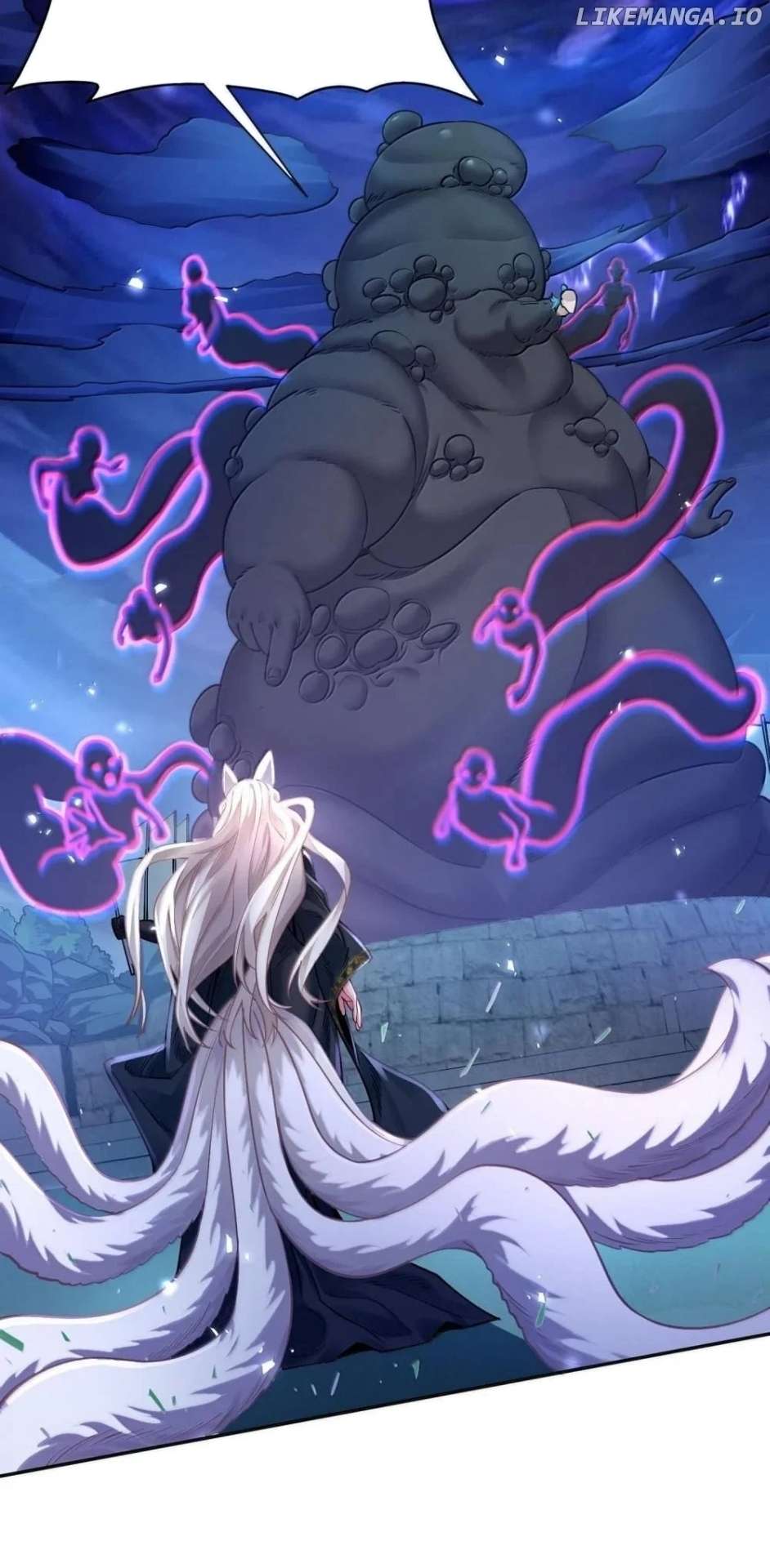 ¡Solo fue una lectura del destino! ¿Cómo es posible que el Emperador Demonio de las Nueve Colas se convierta en mi esposa?! — Capítulo 44 — 52