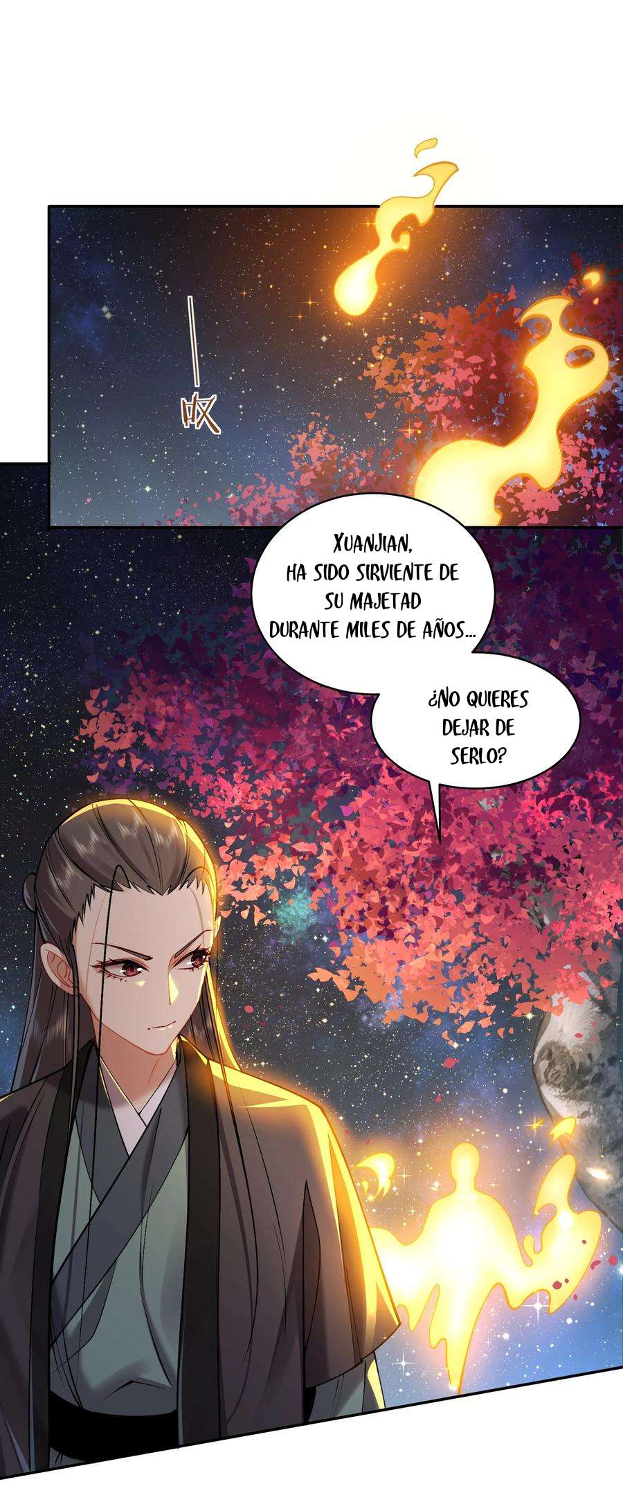 ¡Solo fue una lectura del destino! ¿Cómo es posible que el Emperador Demonio de las Nueve Colas se convierta en mi esposa?! — Capítulo 26 — 18