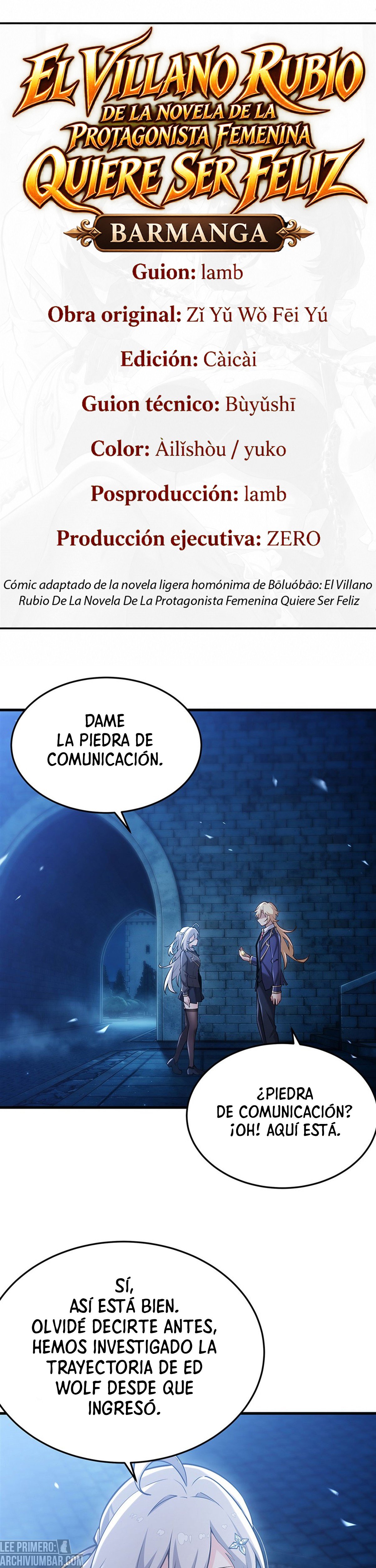 El Villano Rubio De La Novela De La Protagonista Femenina Quiere Ser Feliz. — Capítulo 89 — 3