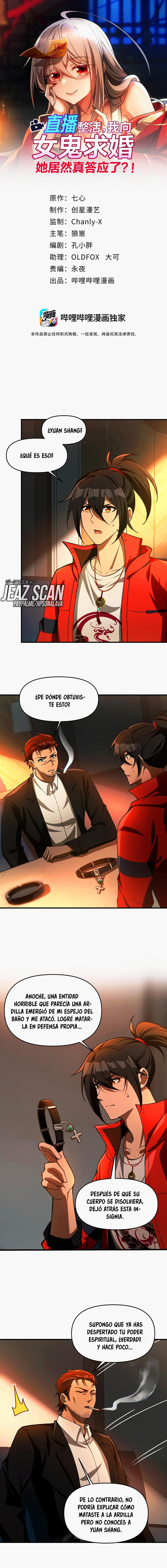 Haciendo Travesuras En Una Transmisión En Vivo, ¡le Propuse Matrimonio A Un Fantasma Femenino Y Ella Realmente Aceptó?! — Capítulo 24 — 2