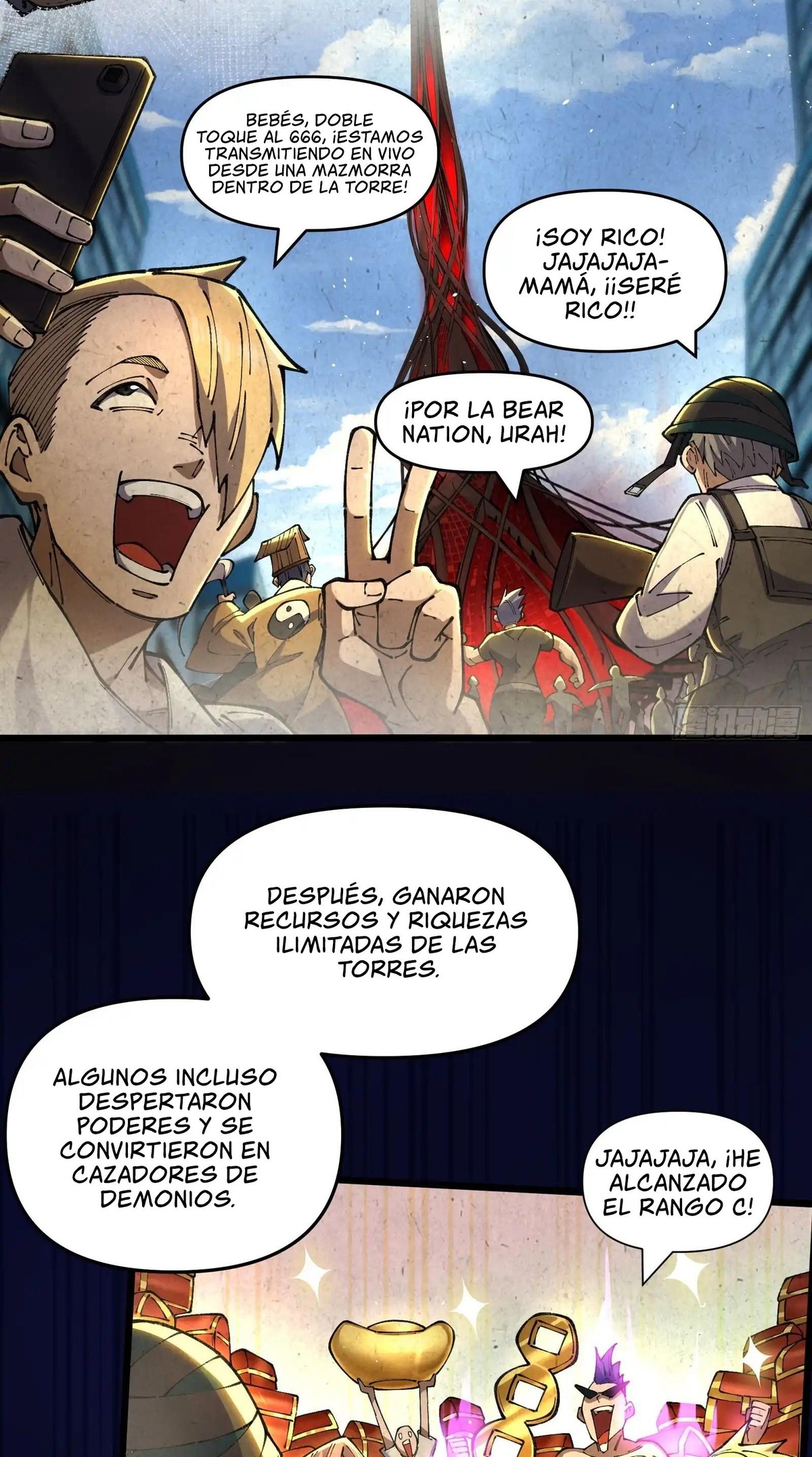 Después de que llegó la rareza, desbloqueé la Torre de Babel — Capítulo 4 — 36