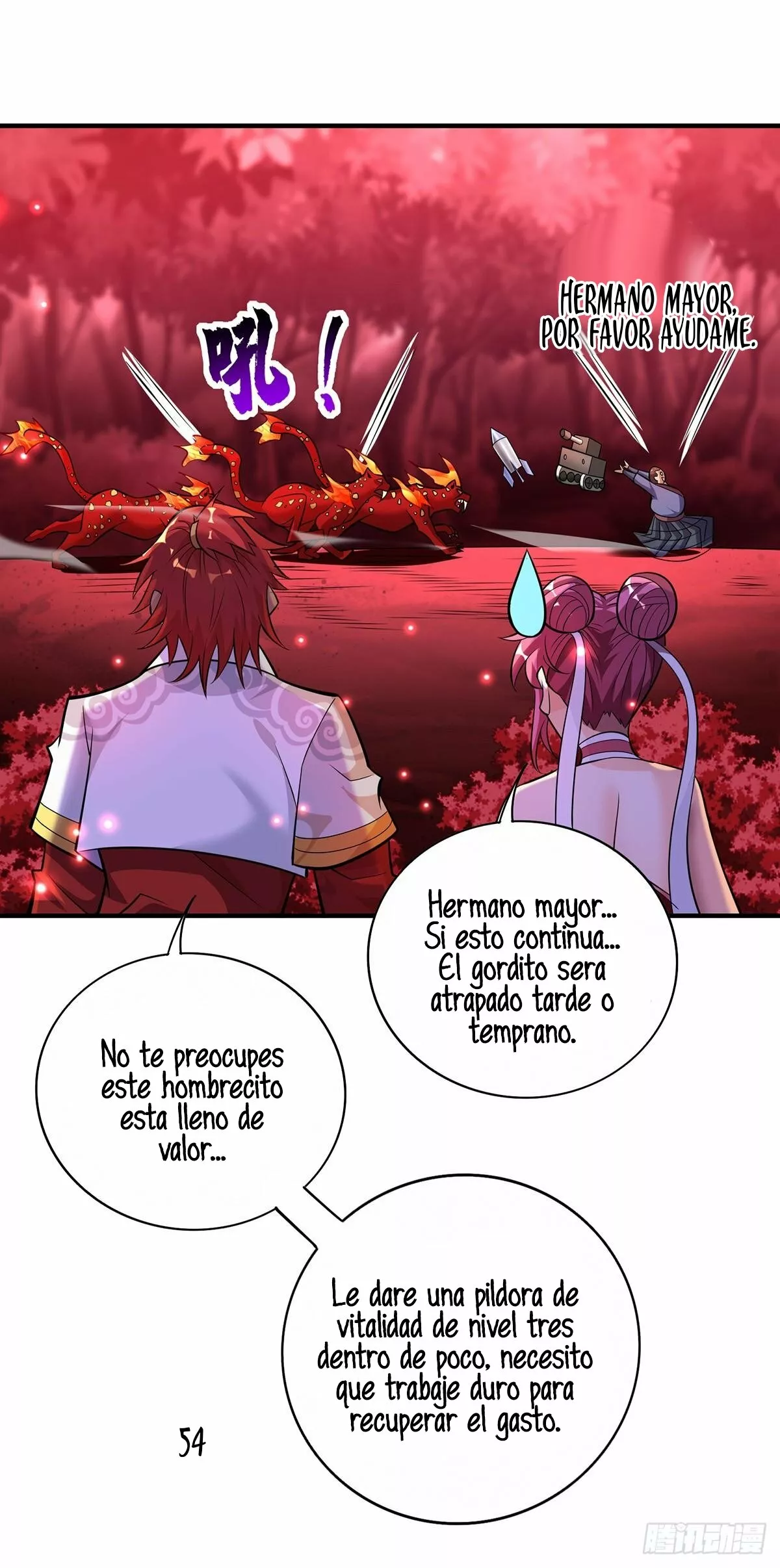 Las instrucciones de mi maestra Loli me hacen invencible — Capítulo 54 — 33
