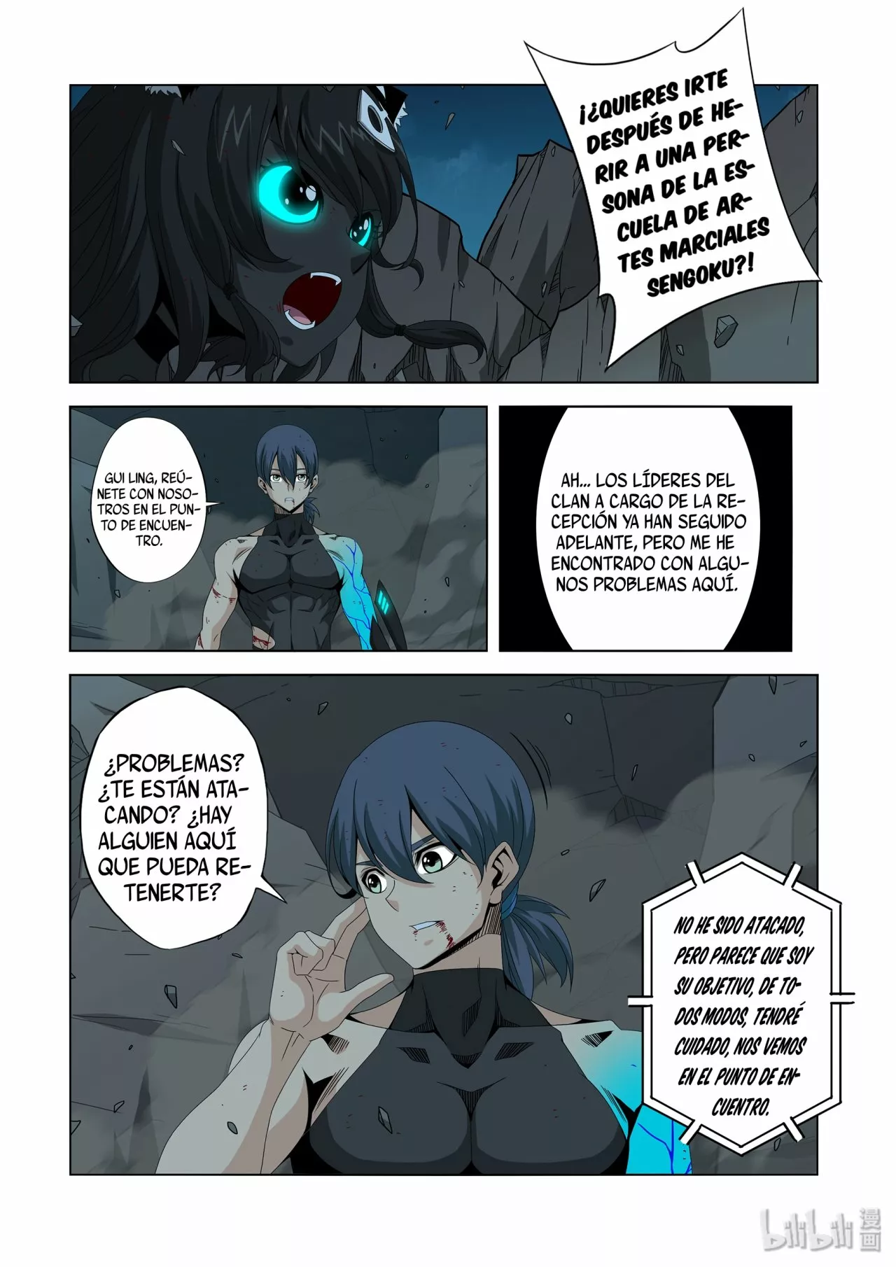 La Academia Sengoku de Artes Marciales — Capítulo 216 — 3