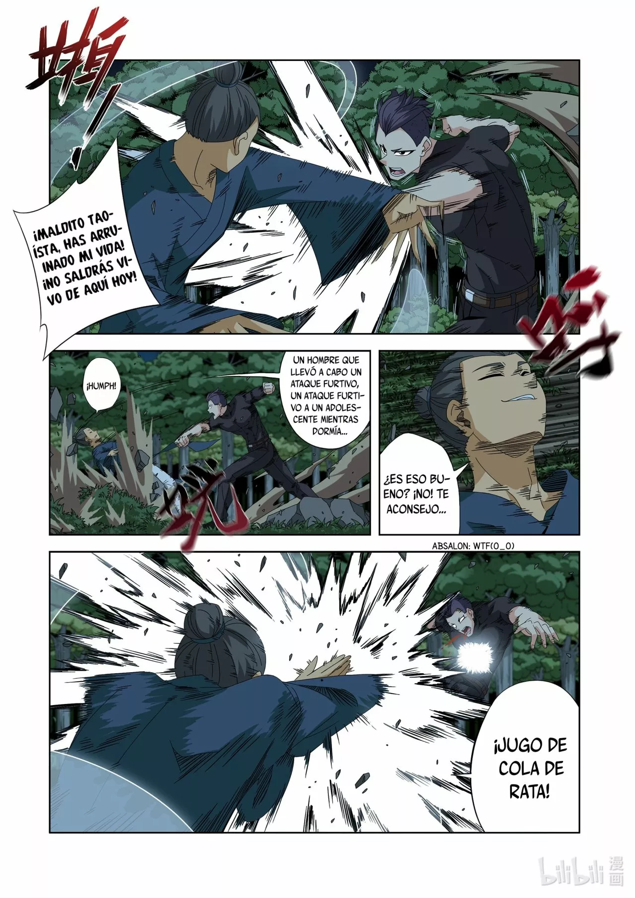 La Academia Sengoku de Artes Marciales — Capítulo 249 — 3