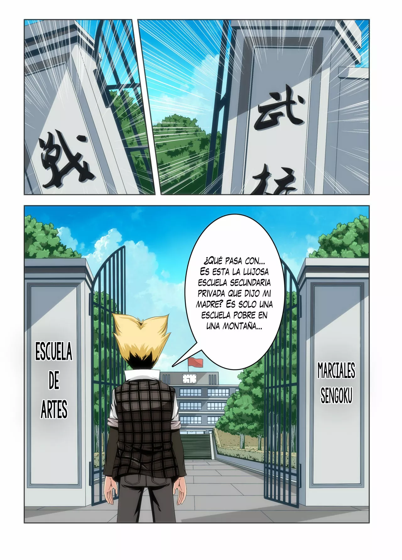 La Academia Sengoku de Artes Marciales — Capítulo 1 — 9