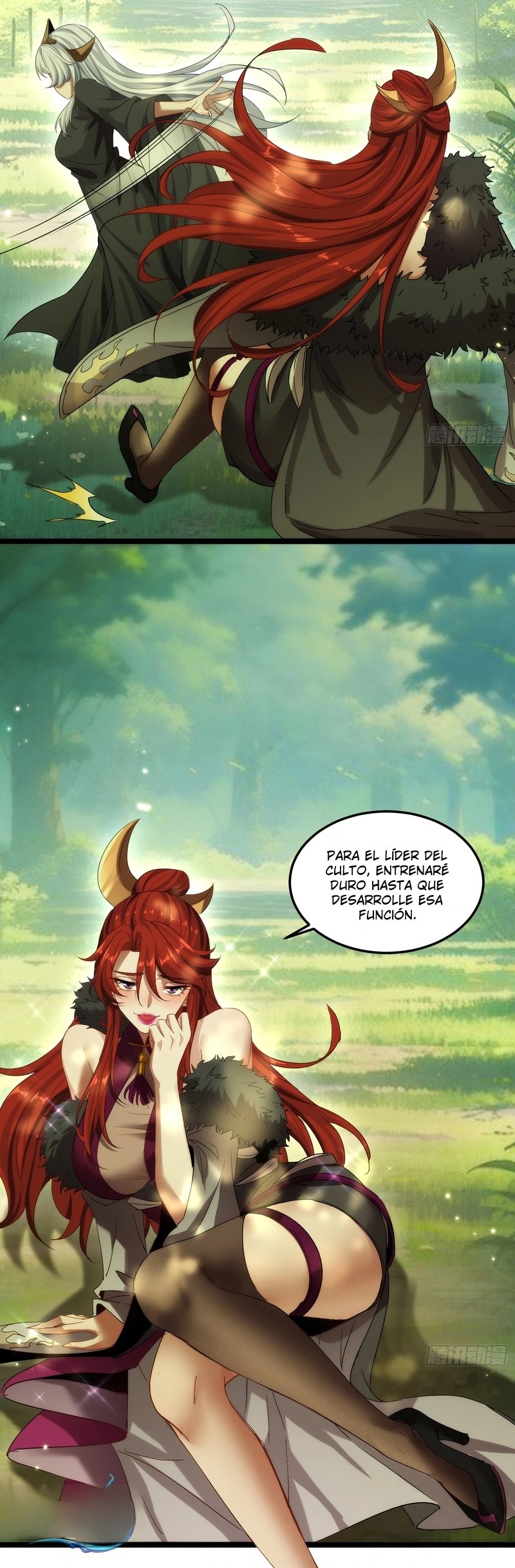Cultivando en secreto al lado de la líder del culto demoníaco — Capítulo 22 — 13