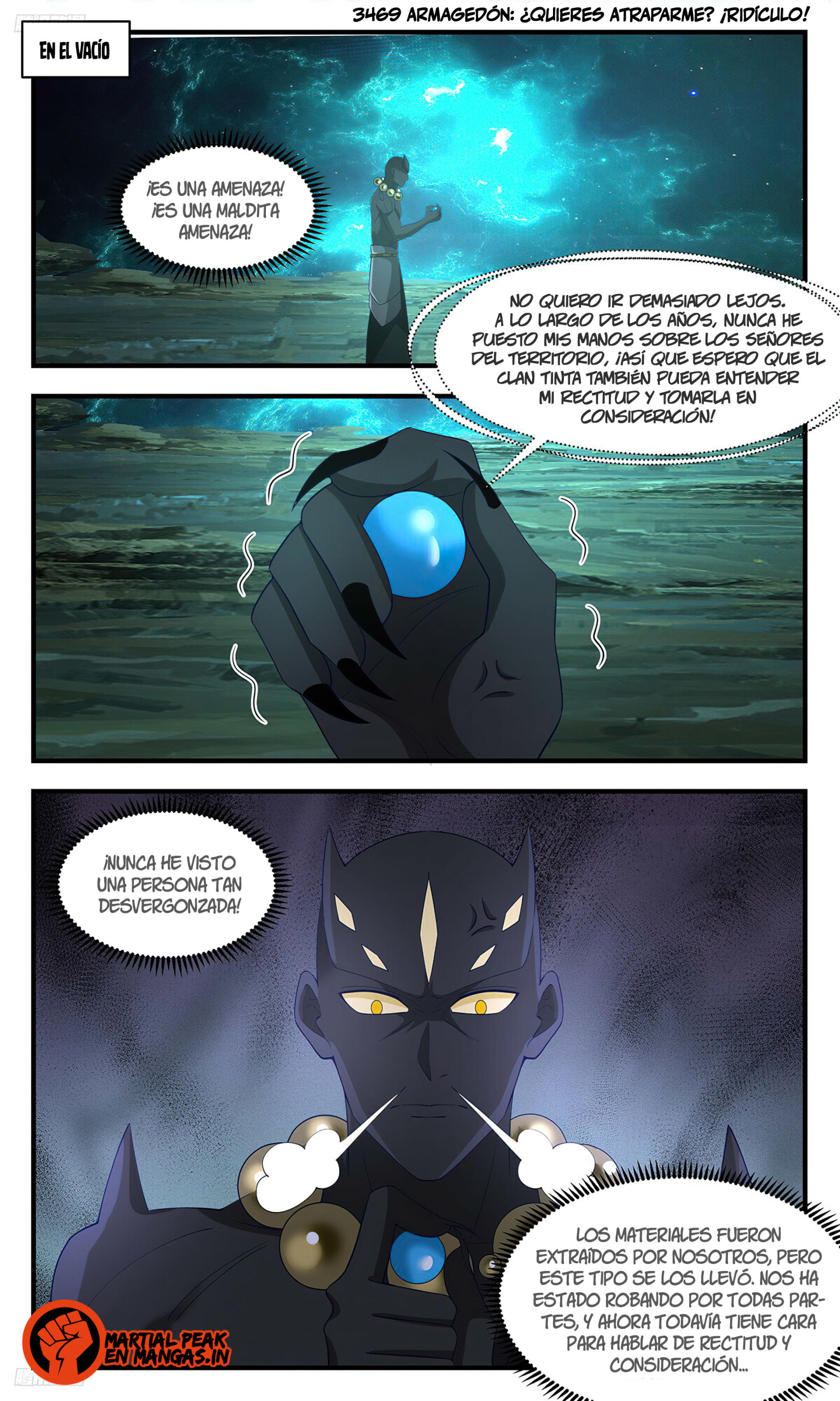 La Cumbre del Arte Marcial — Capítulo 3469 — 2