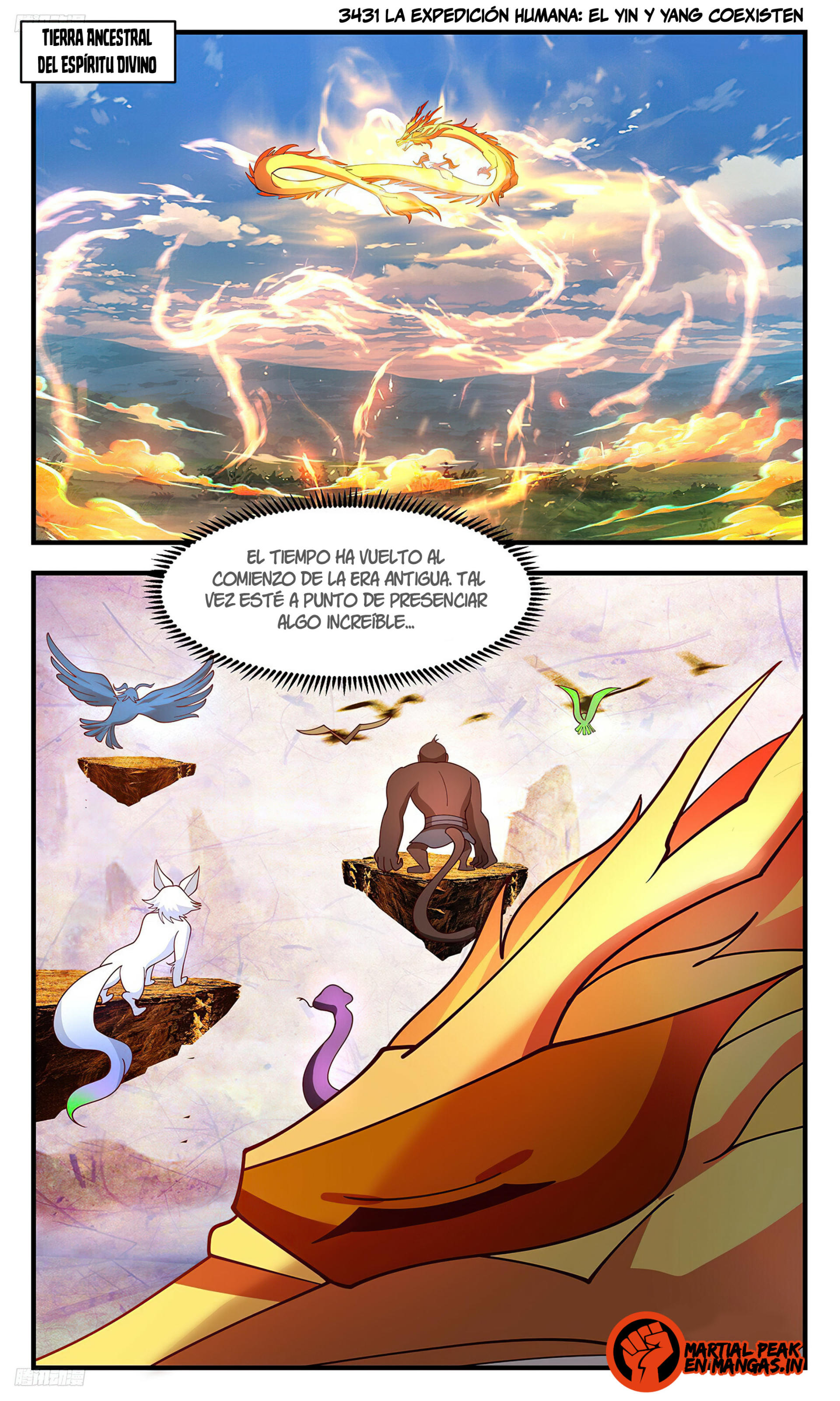 La Cumbre del Arte Marcial — Capítulo 3431 — 2