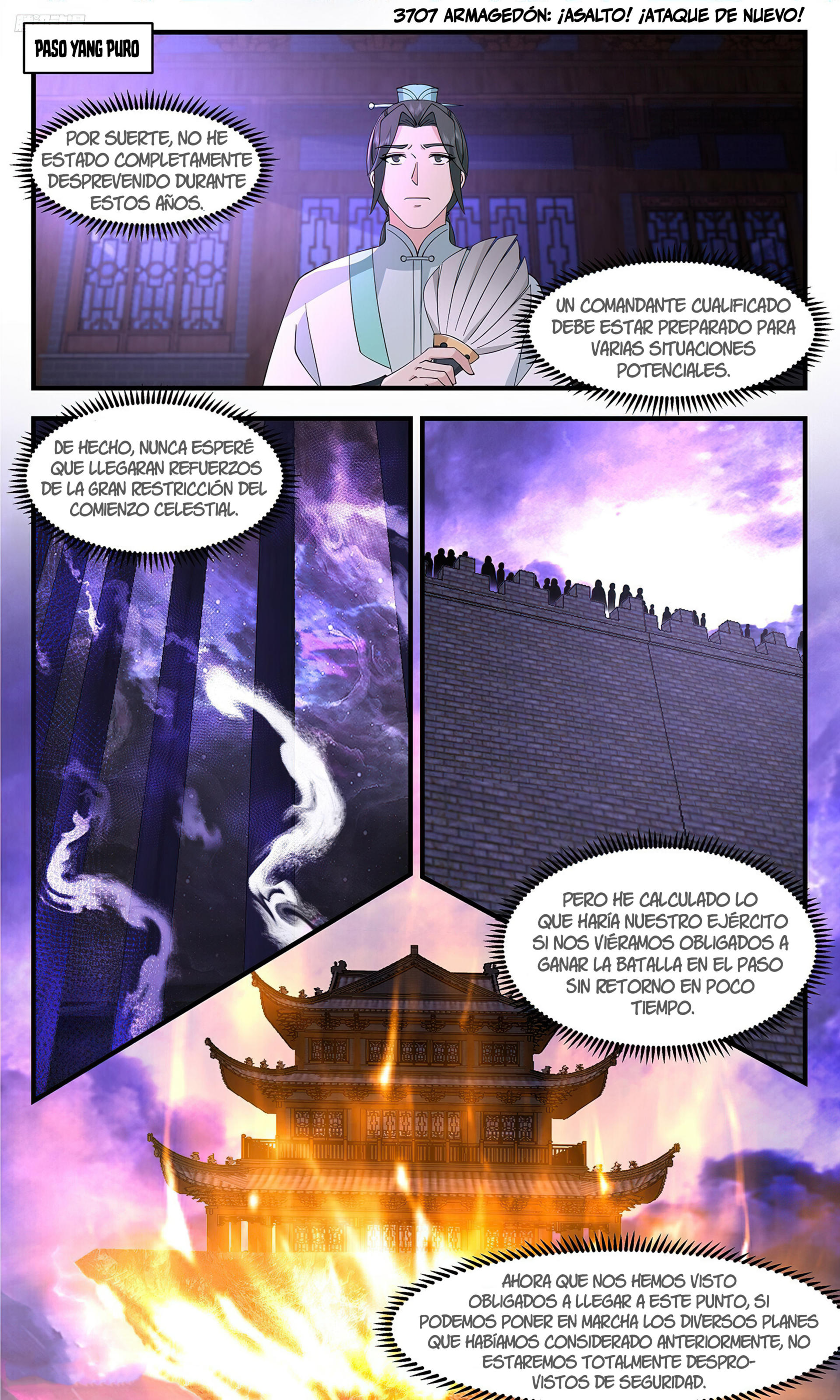 La Cumbre del Arte Marcial — Capítulo 3707 — 2