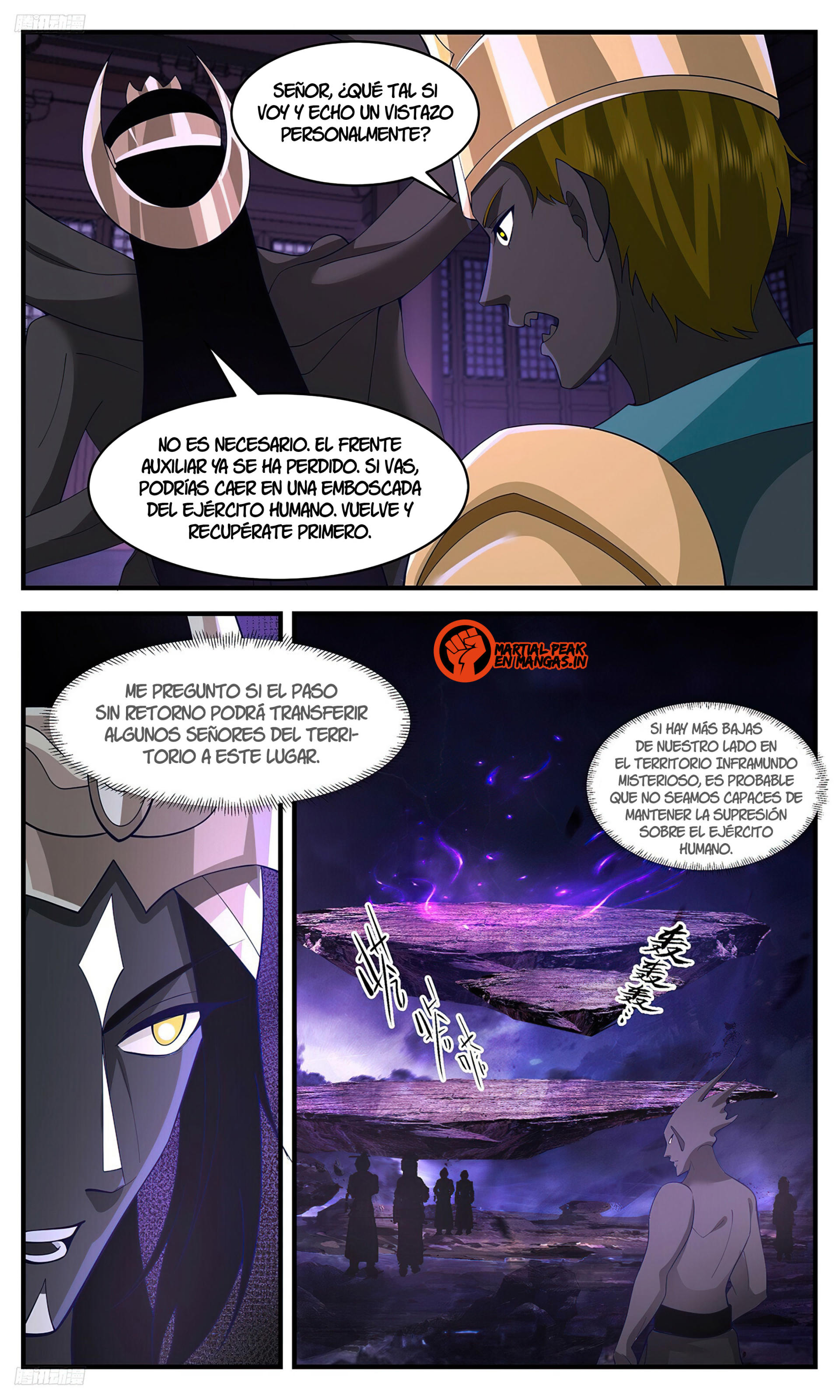 La Cumbre del Arte Marcial — Capítulo 3386 — 3