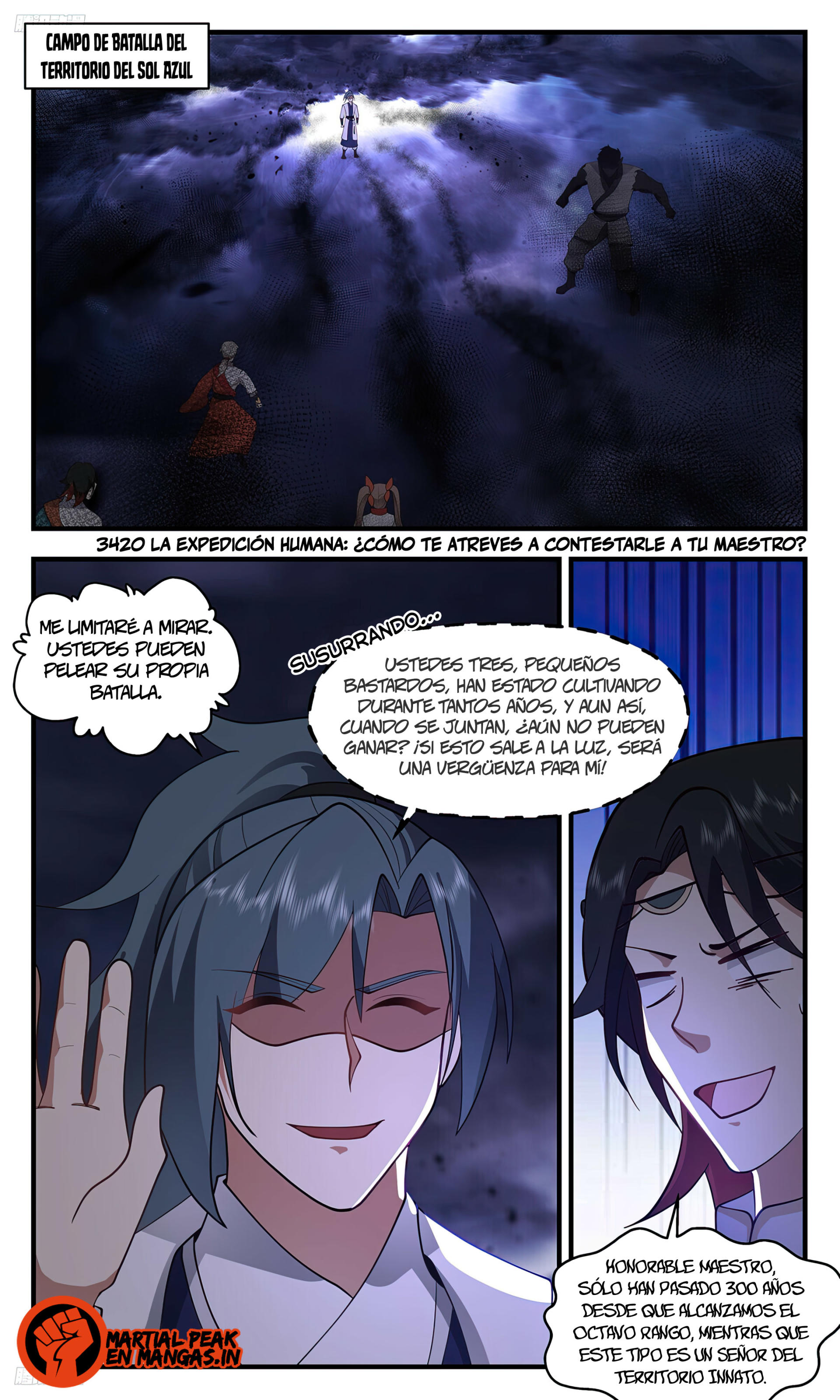 La Cumbre del Arte Marcial — Capítulo 3420 — 2