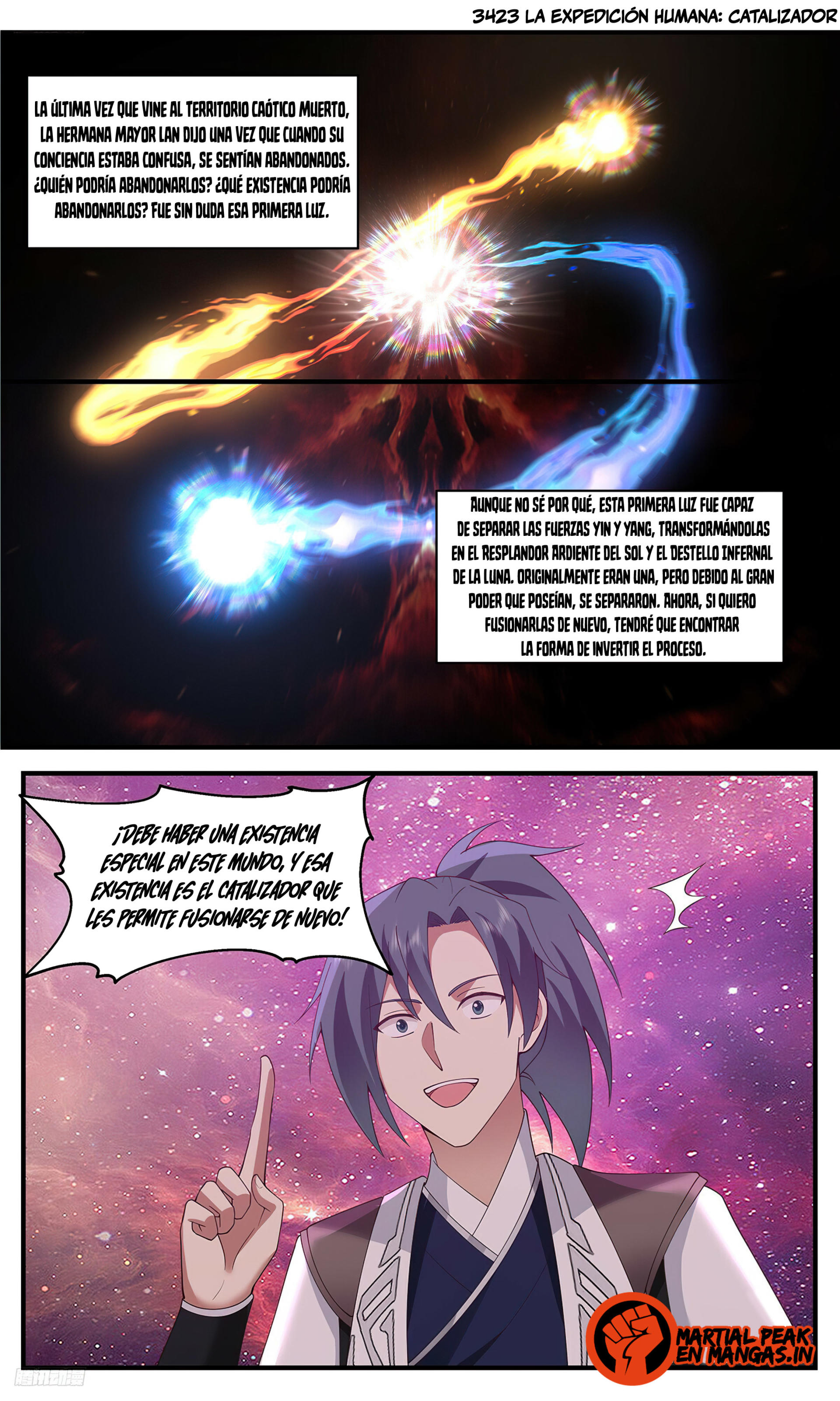 La Cumbre del Arte Marcial — Capítulo 3423 — 2