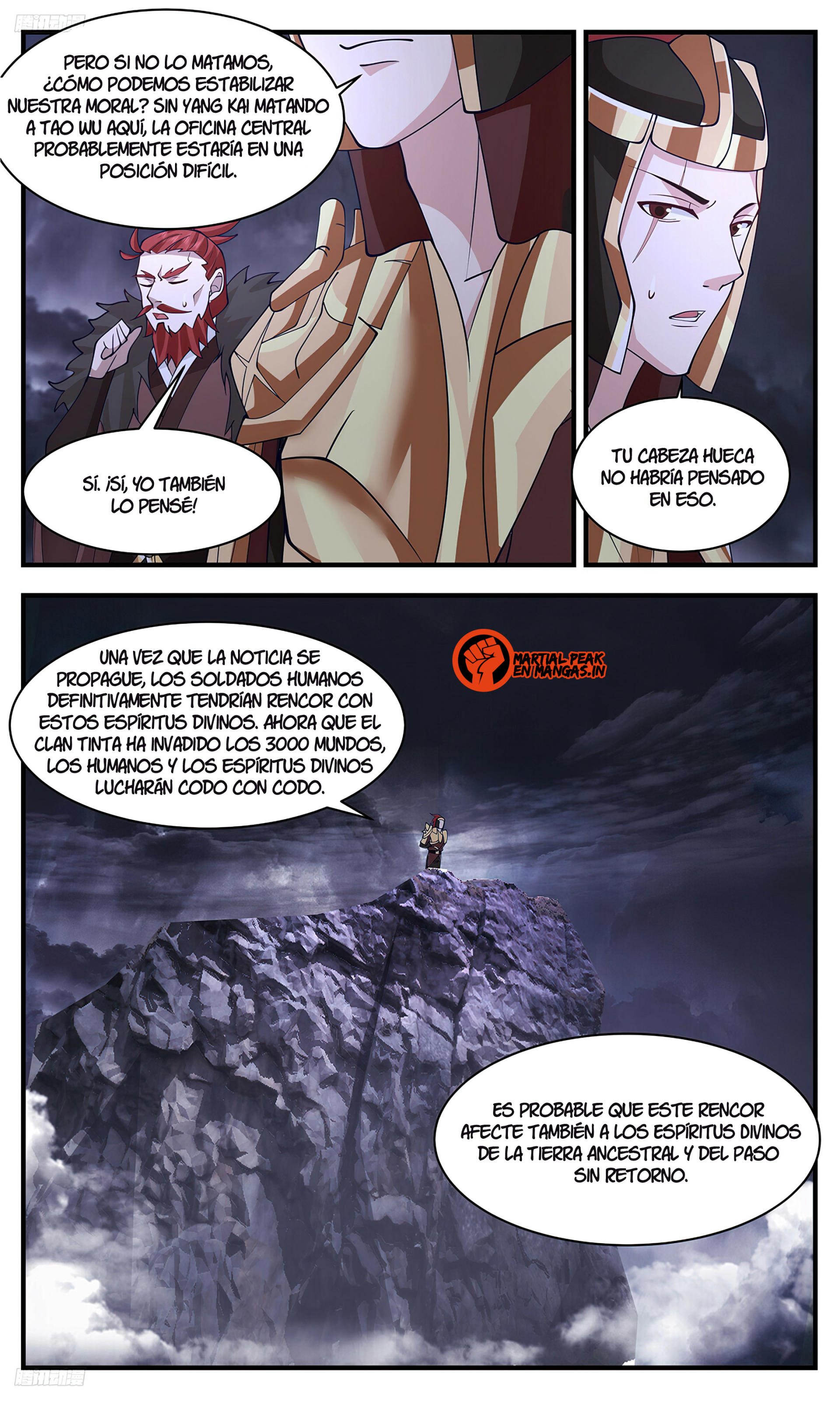 La Cumbre del Arte Marcial — Capítulo 3357 — 3