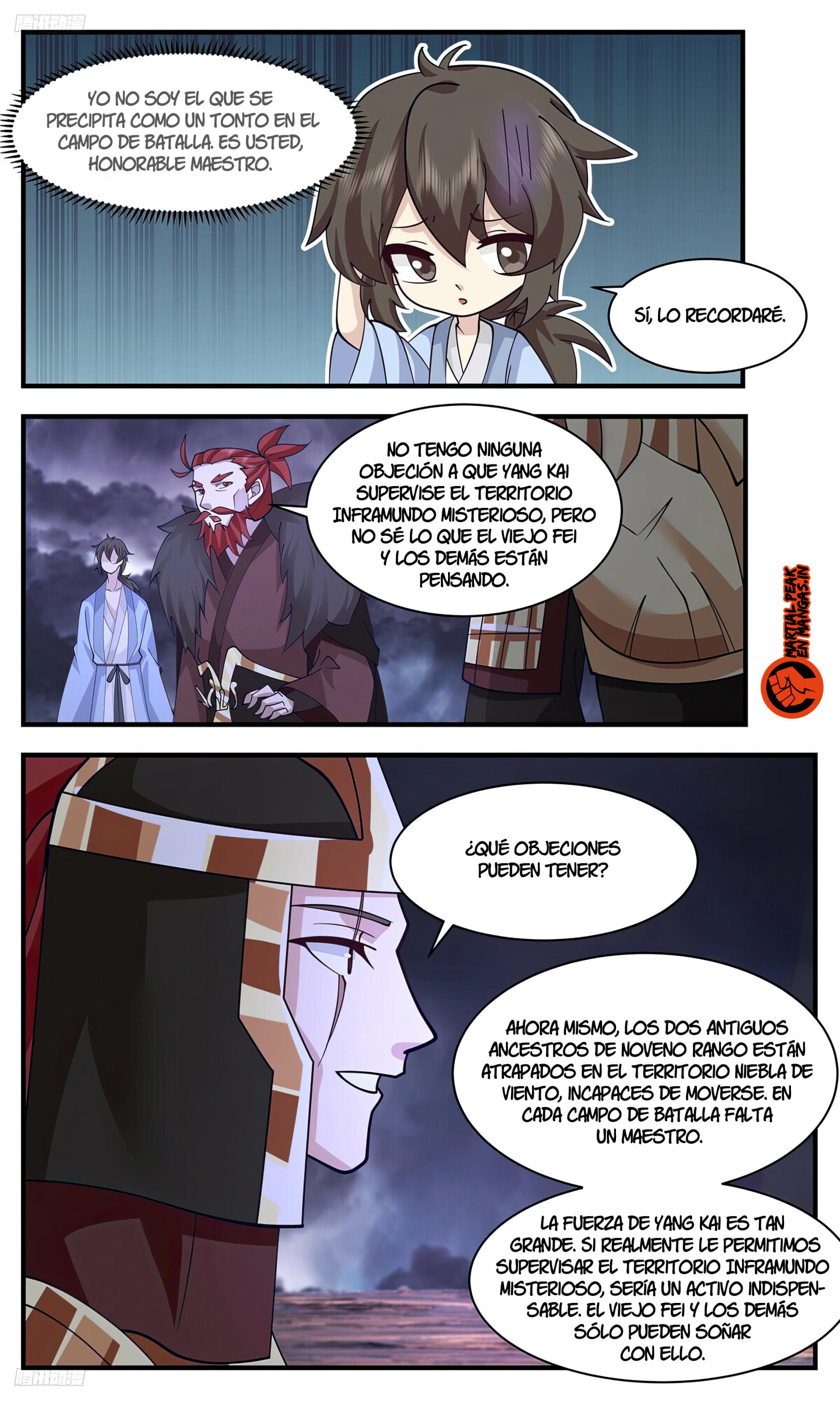 La Cumbre del Arte Marcial — Capítulo 3357 — 5