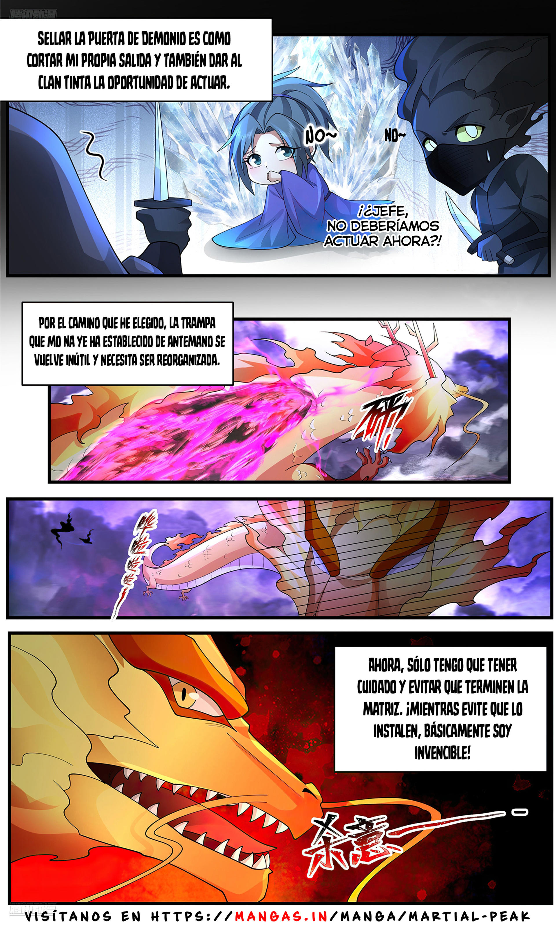 La Cumbre del Arte Marcial — Capítulo 3642 — 3
