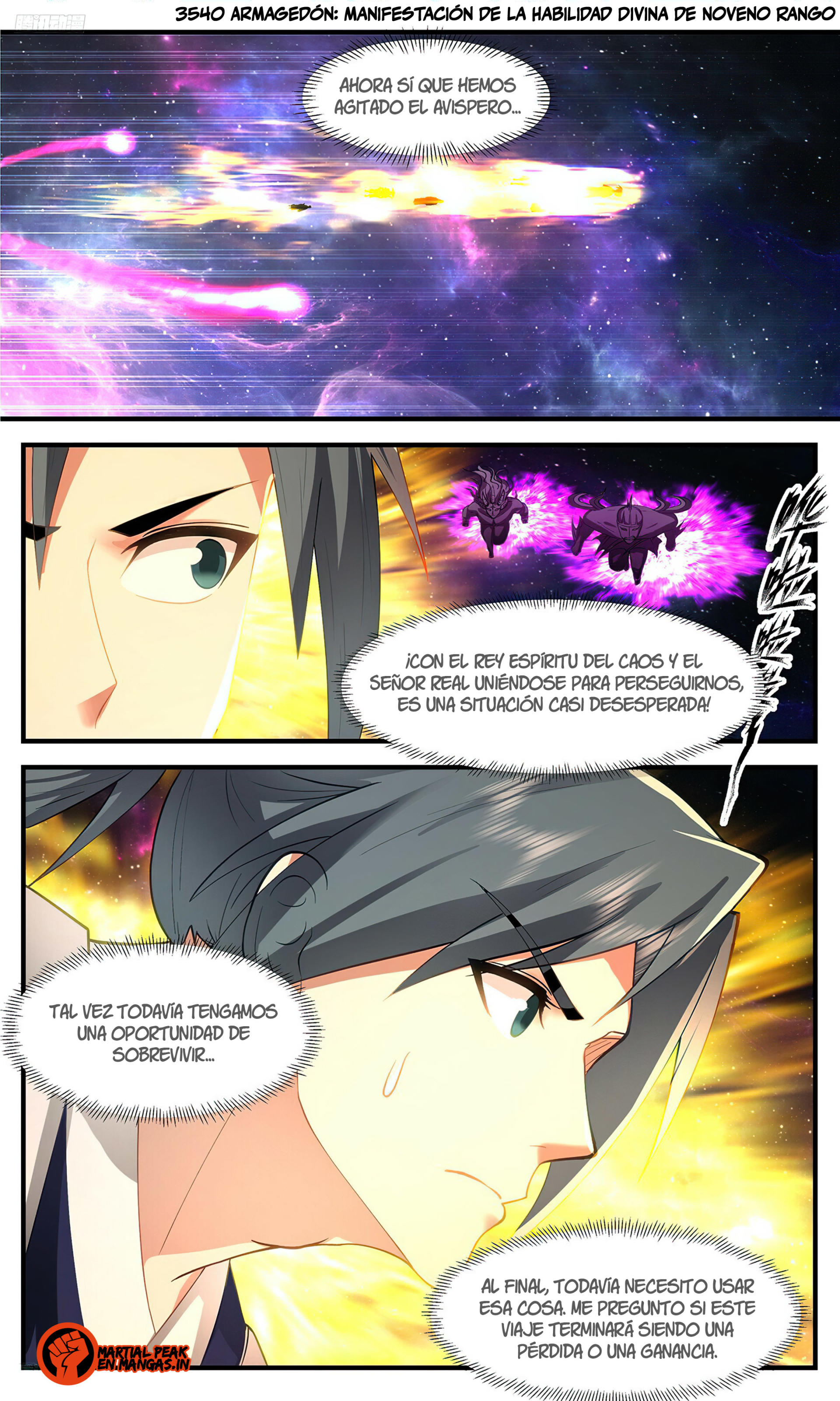 La Cumbre del Arte Marcial — Capítulo 3540 — 2