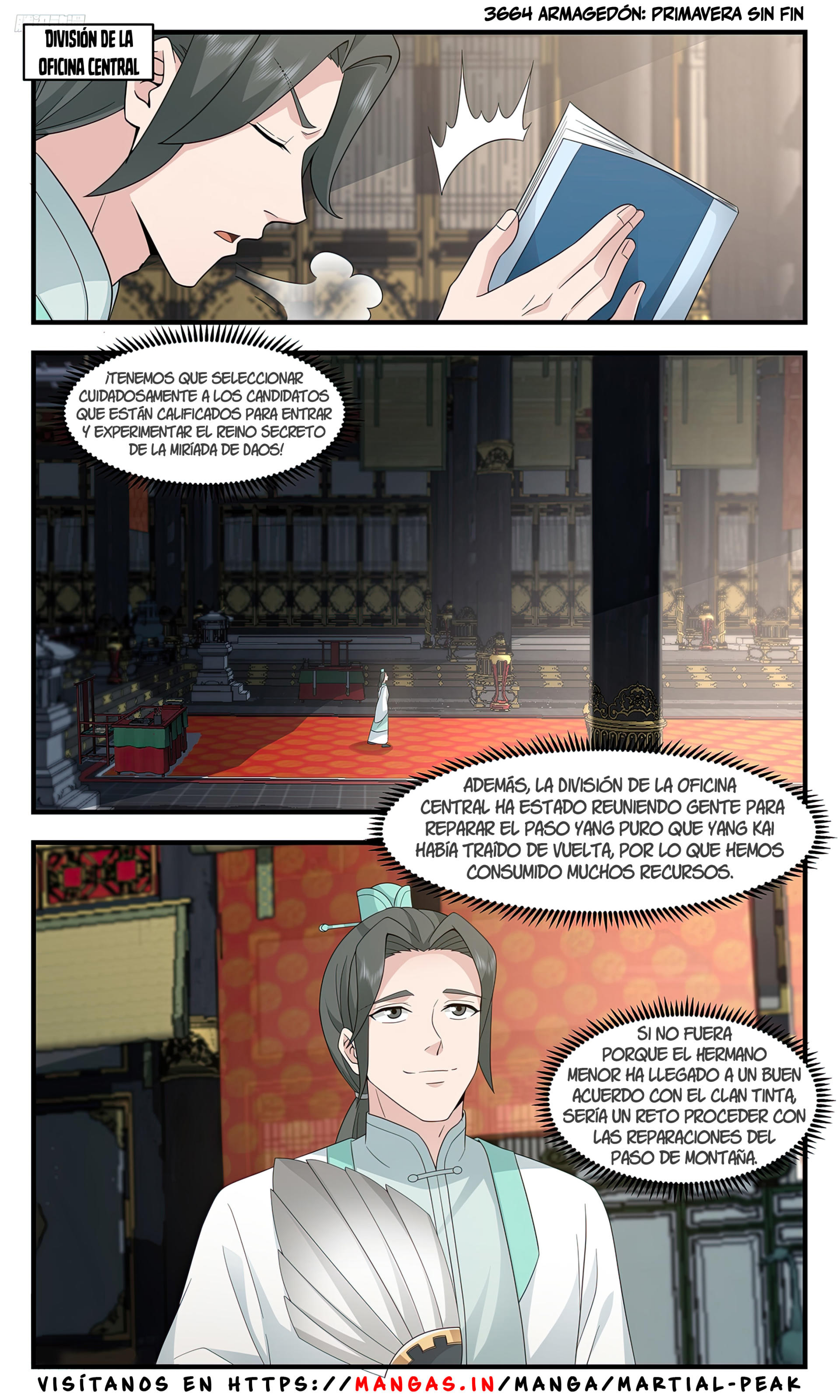 La Cumbre del Arte Marcial — Capítulo 3664 — 2
