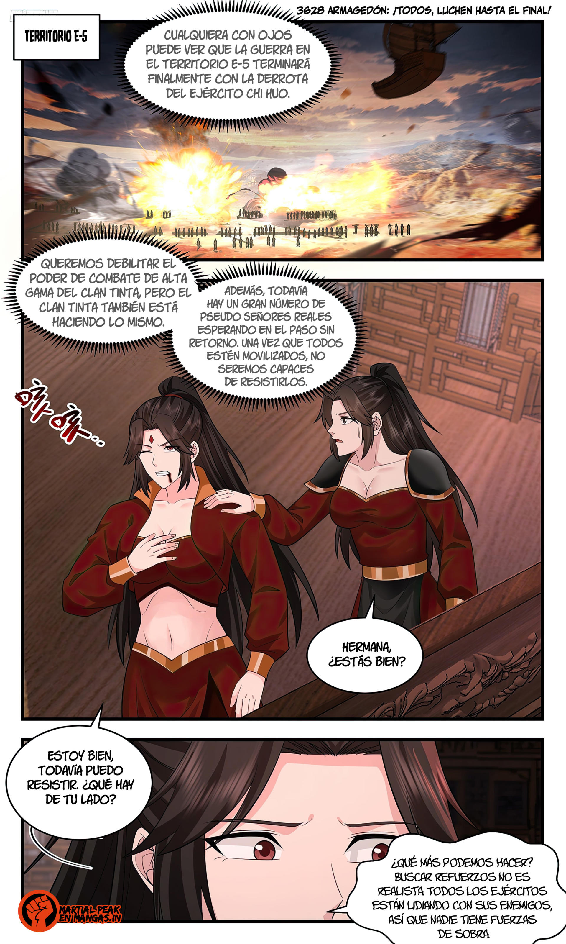 La Cumbre del Arte Marcial — Capítulo 3628 — 2
