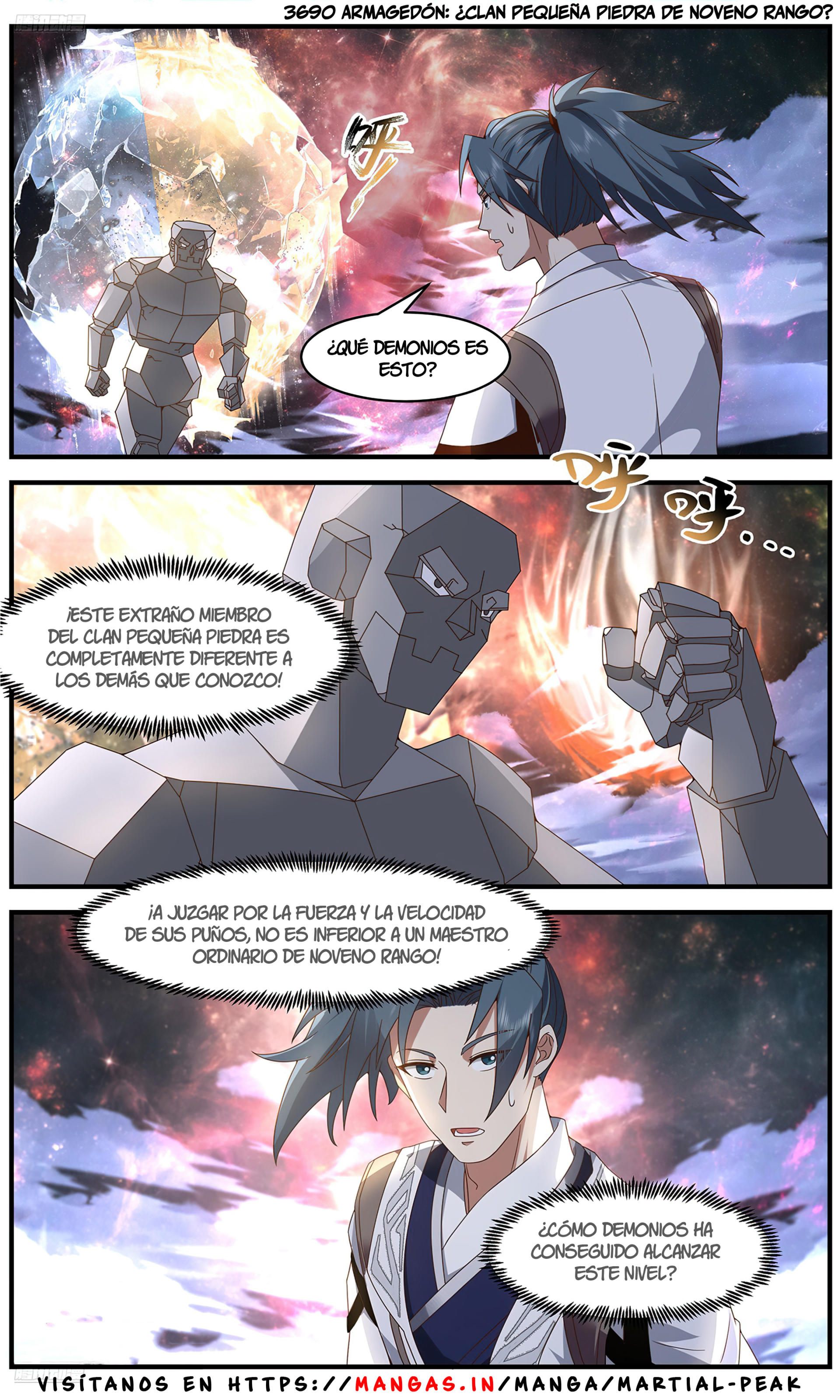 La Cumbre del Arte Marcial — Capítulo 3690 — 2