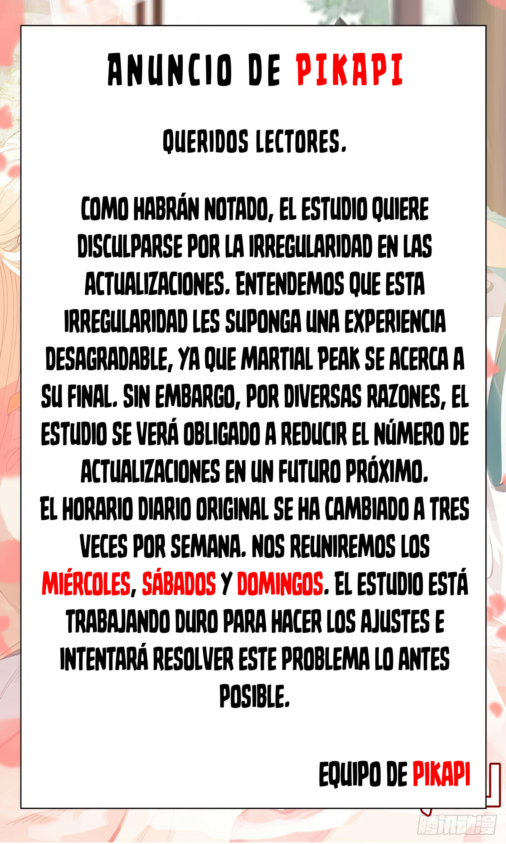 La Cumbre del Arte Marcial — Capítulo 3730 — 14