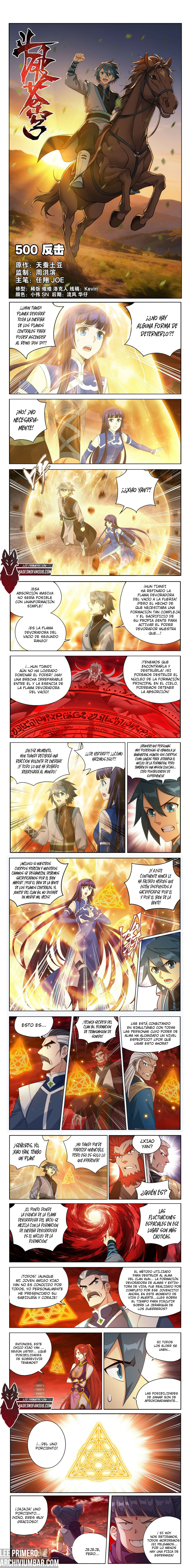Rompiendo los Cielos en Combate — Capítulo 500 — 2