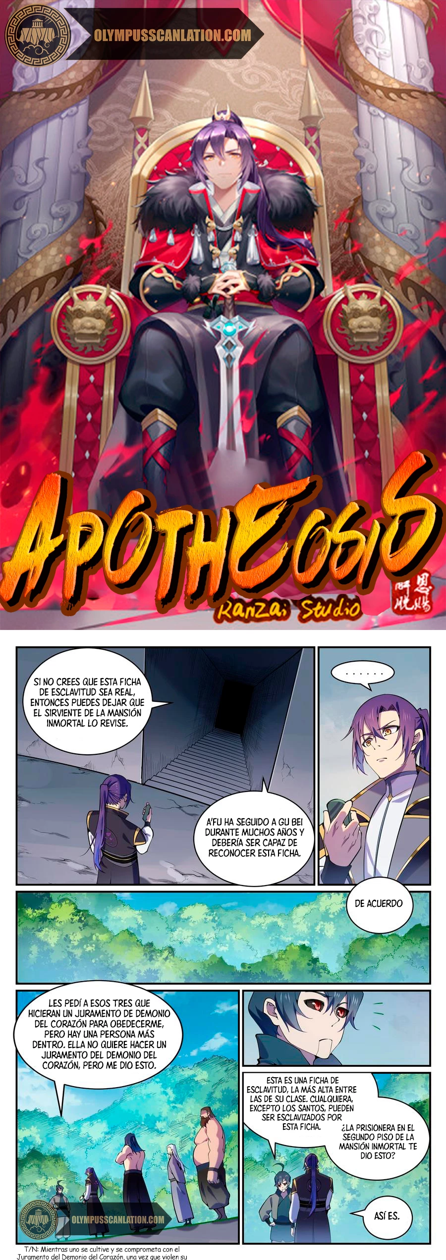 Apoteosis: Elevación al Estado de Dios —  Capítulo 826 — 3