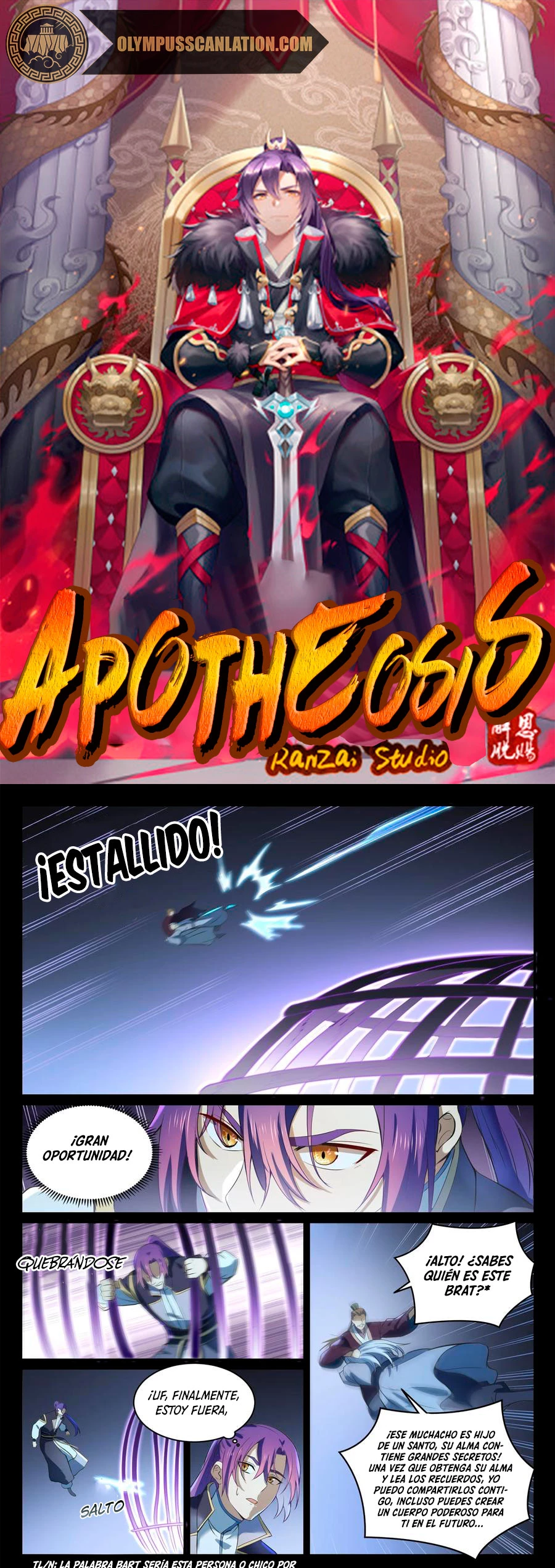 Apoteosis: Elevación al Estado de Dios —  Capítulo 849 — 3