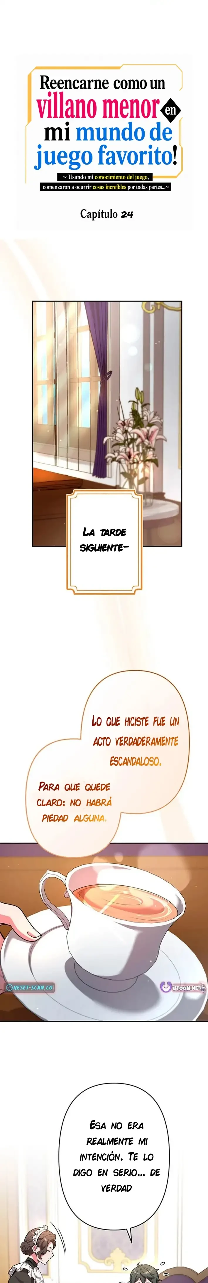 Reencarne como un villano menor en mi mundo de juego favorito! — Capítulo 24 — 3