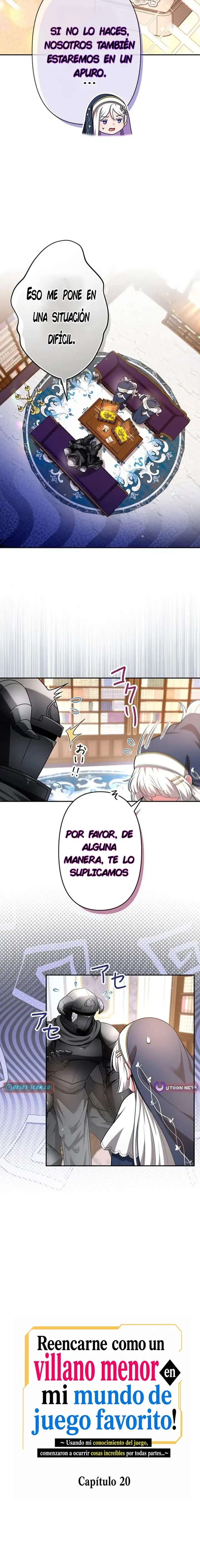 Reencarne como un villano menor en mi mundo de juego favorito! —  Capítulo 20 — 4