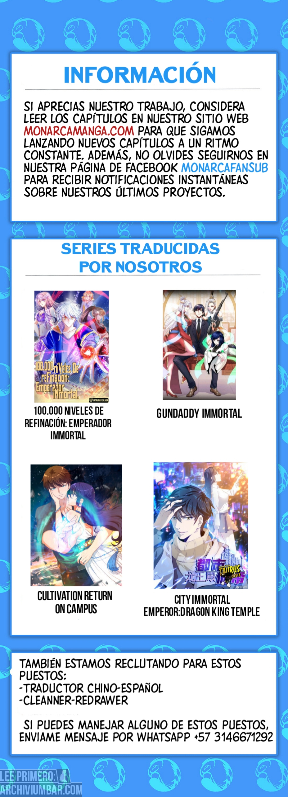 100.000 niveles de refinación: Emperador inmortal. — Capítulo 88 — 30