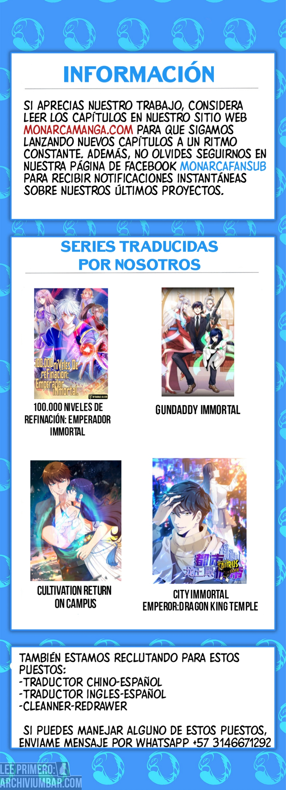 100.000 niveles de refinación: Emperador inmortal. — Capítulo 101 — 10