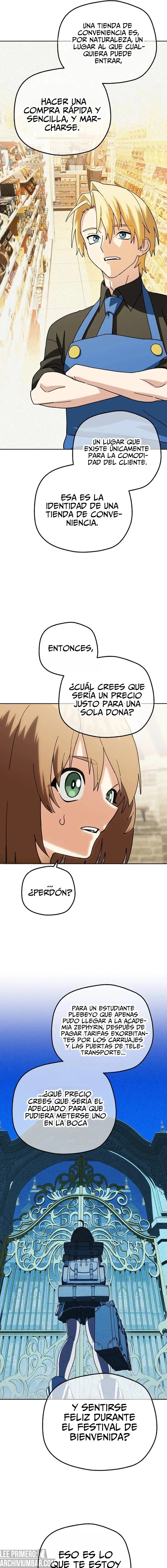 Mi tranquila tienda de conveniencia dentro de la academia. — Capítulo 09 — 15