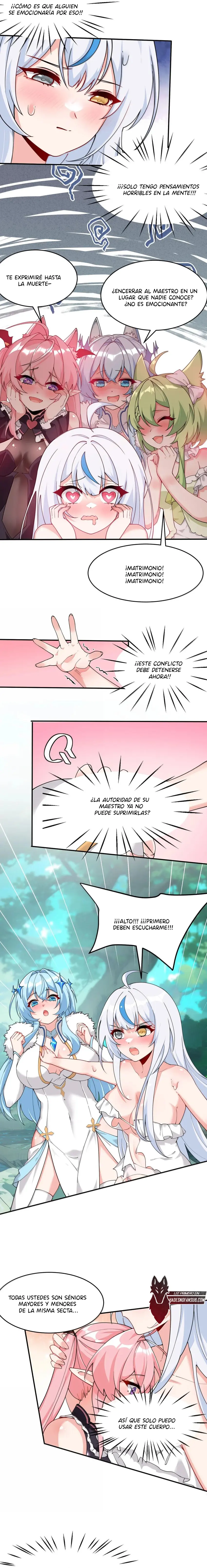 Yo, que poseo un carisma natural, me convertí en el objetivo de discípulas yandere — Capítulo 33 — 4
