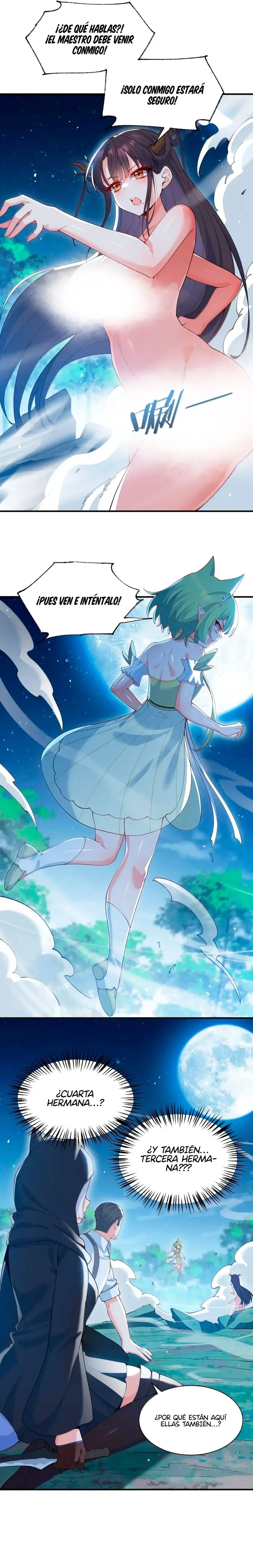 Yo, que poseo un carisma natural, me convertí en el objetivo de discípulas yandere — Capítulo 55 — 4