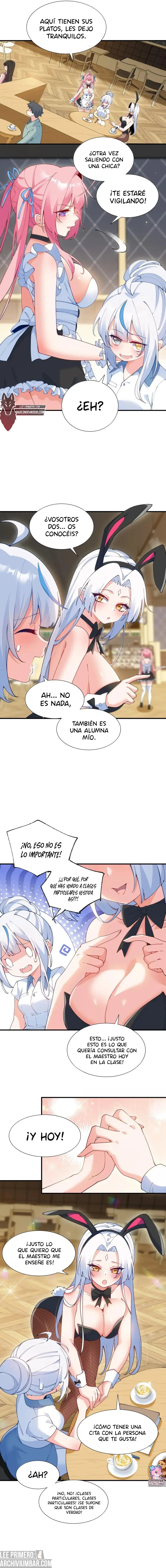 Yo, que poseo un carisma natural, me convertí en el objetivo de discípulas yandere — Capítulo 67.5 — 4
